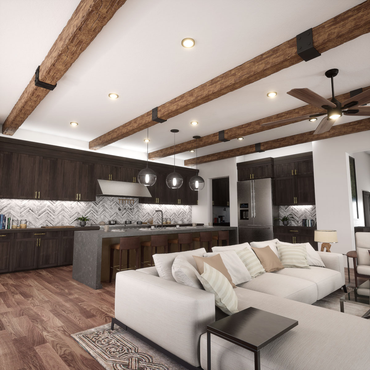 Ekena Millwork 2383866 Faux-Beams - View #8