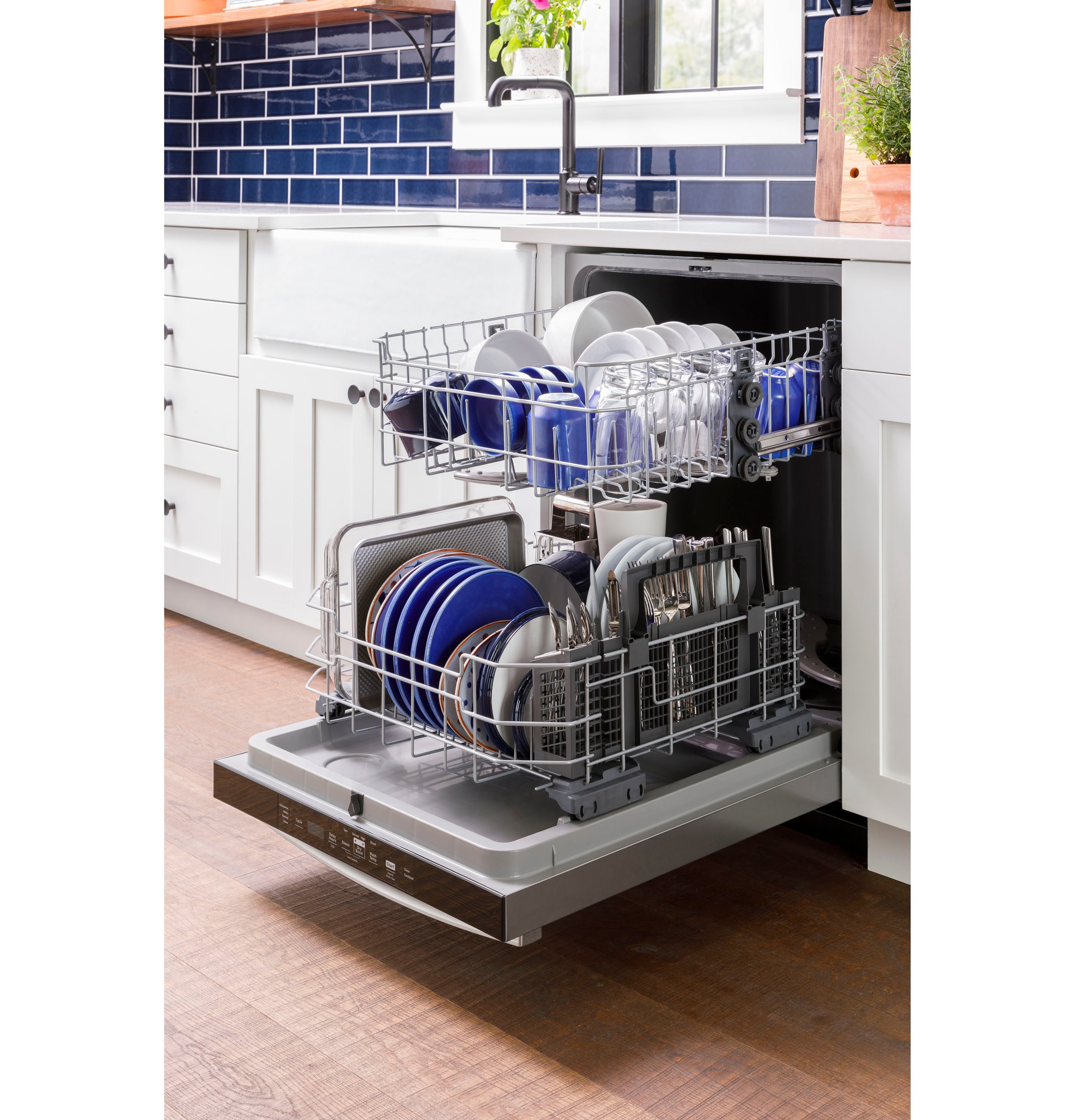 GE Profile™ ENERGY STAR® UltraFresh System Dishwasher with Stainless Steel  Interior