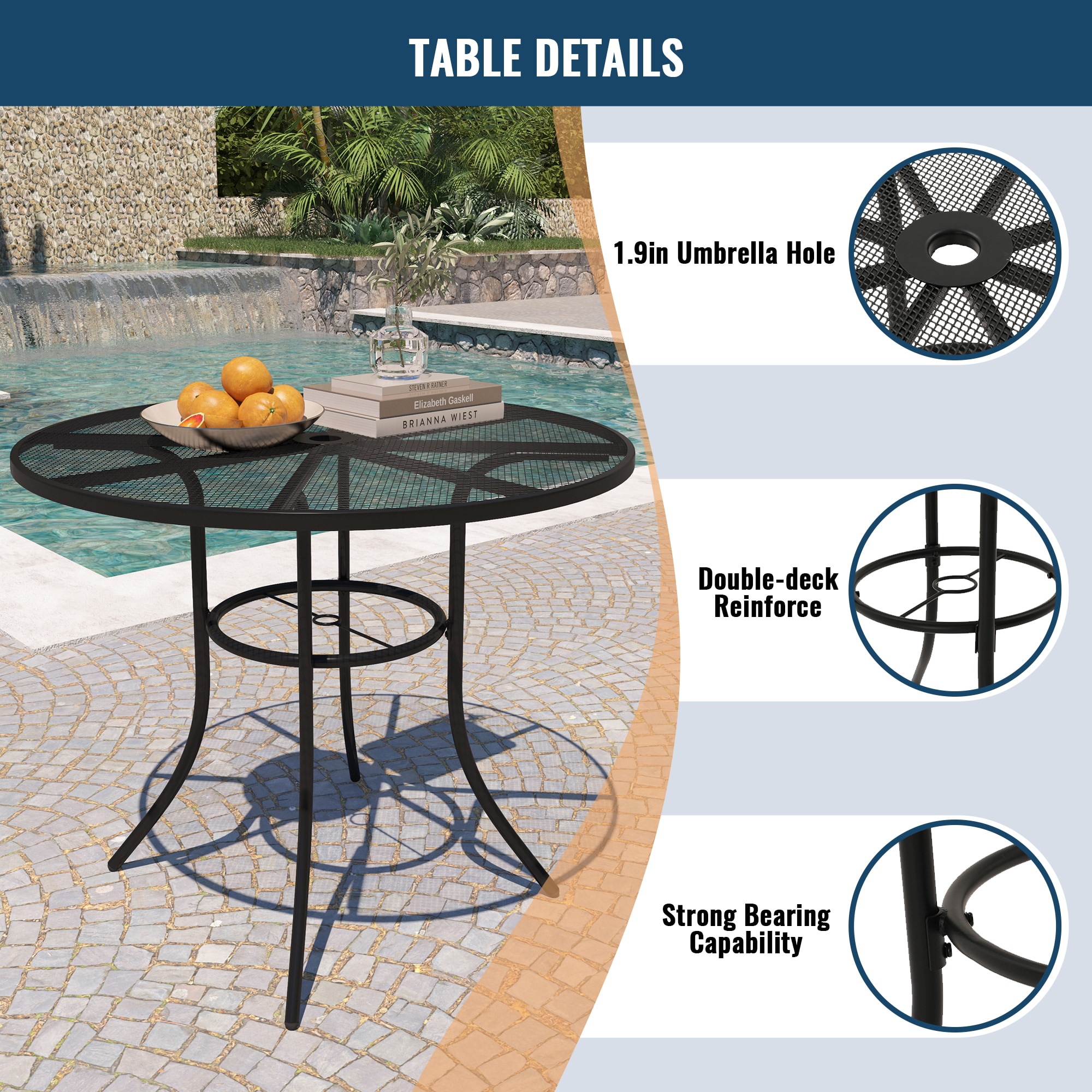 Mondawe MO-07SL4C1TROBL Patio-Dining-Sets - View #9