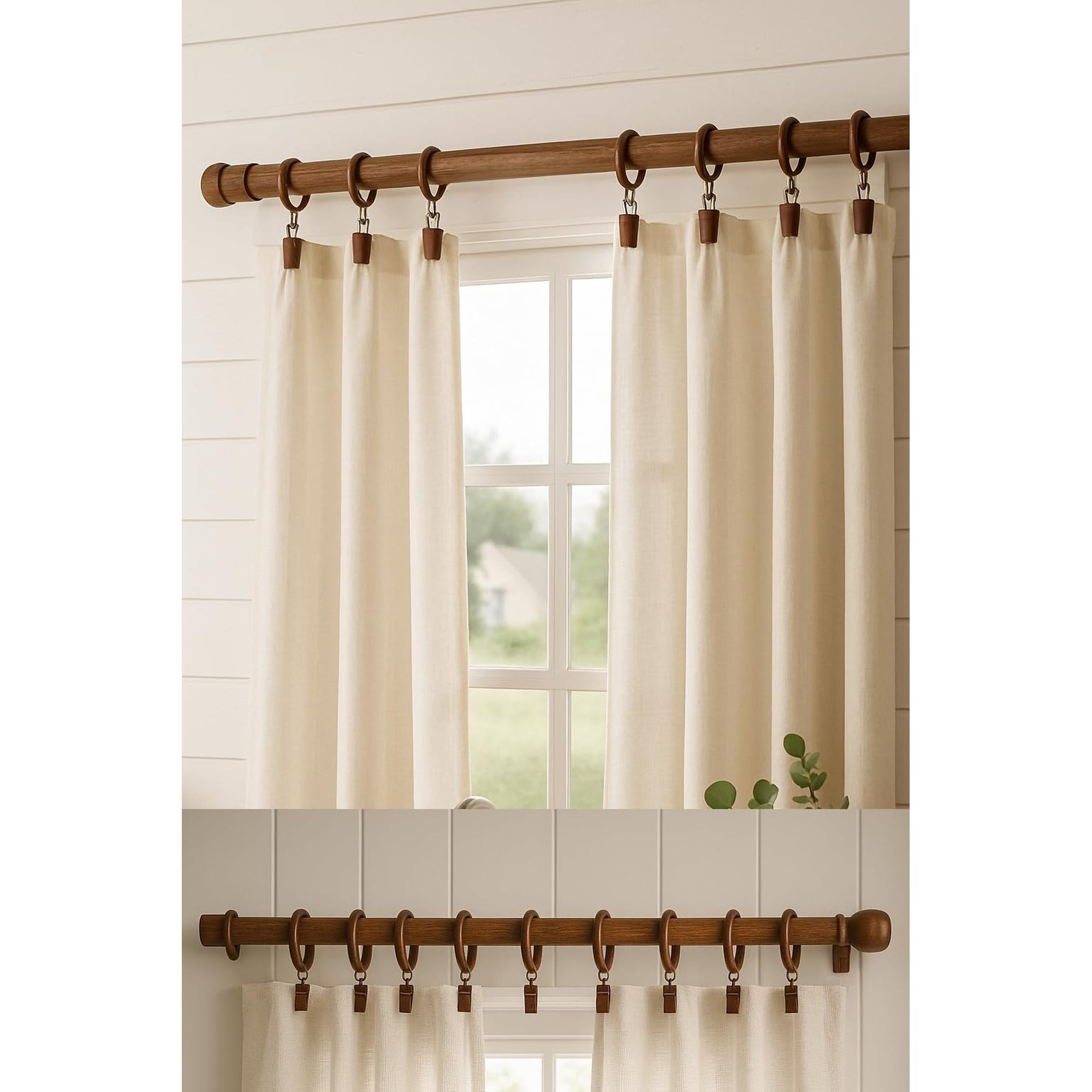Wudkey L4-MW0J2W Shower-Rings-Hooks - View #2