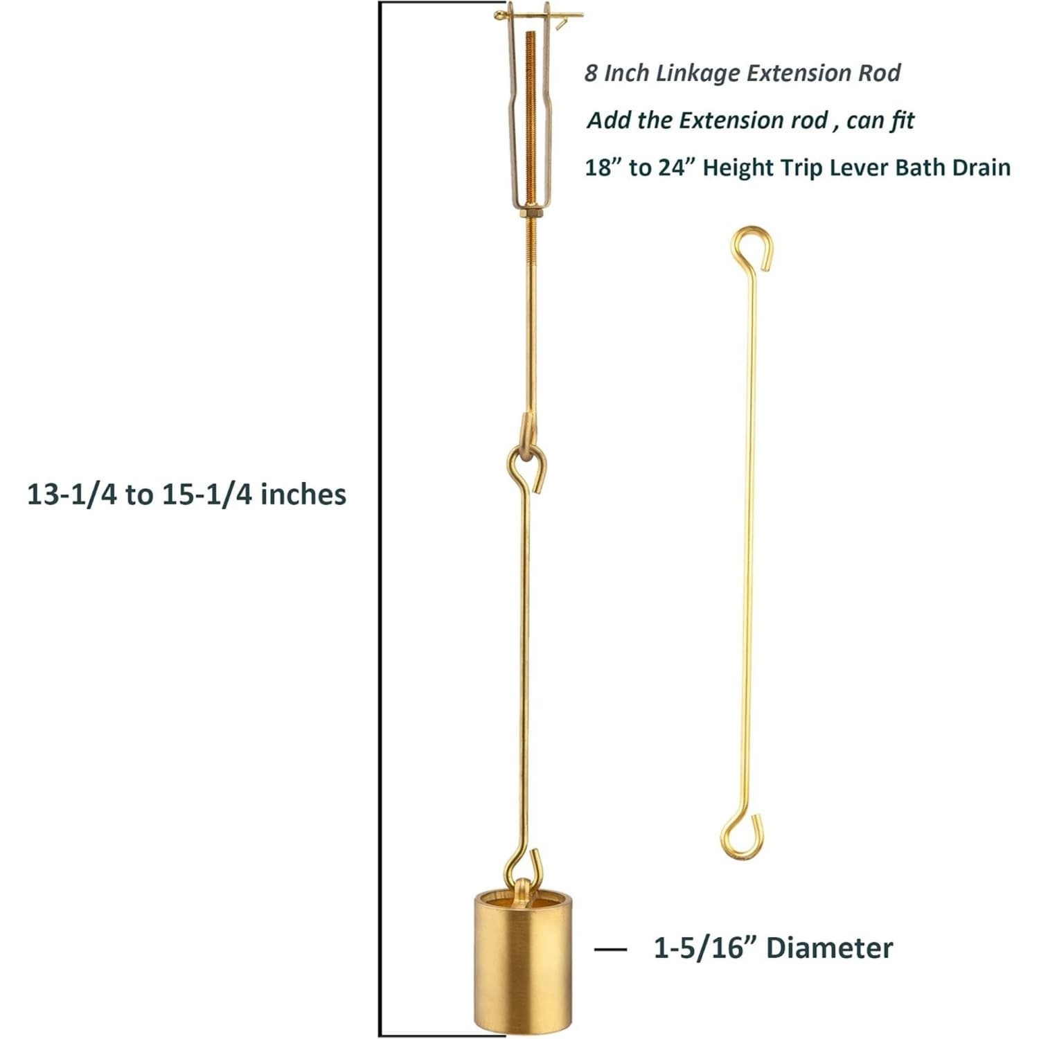 OGETFUUR L5ZQYA514PBD04 Tub-Drain - View #3