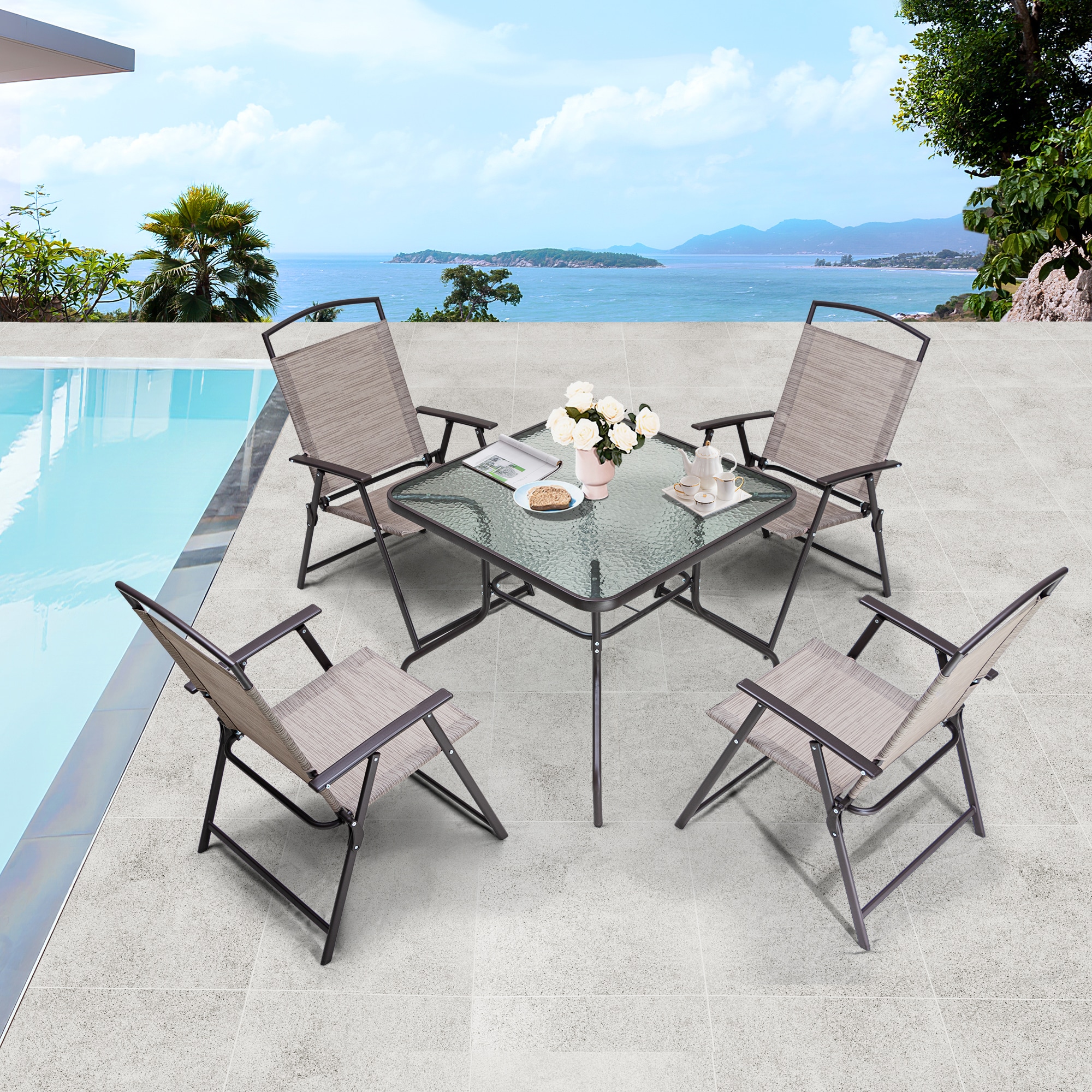 Crestlive Products CL-DC001BEI Patio-Conversation-Sets - View #2