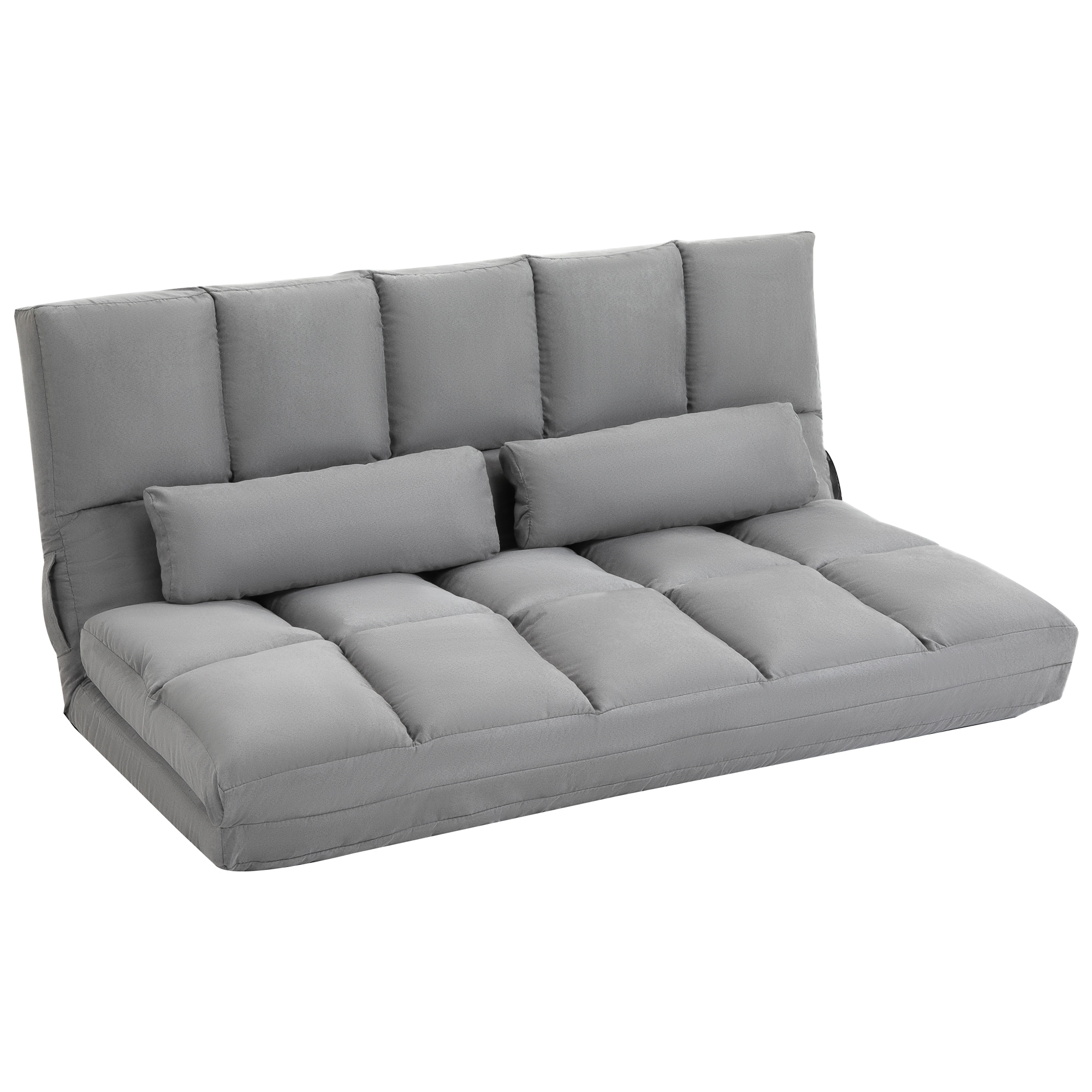 Lycvki 1280 Light Gray Contemporary/Modern Polyester Full Sofa bed