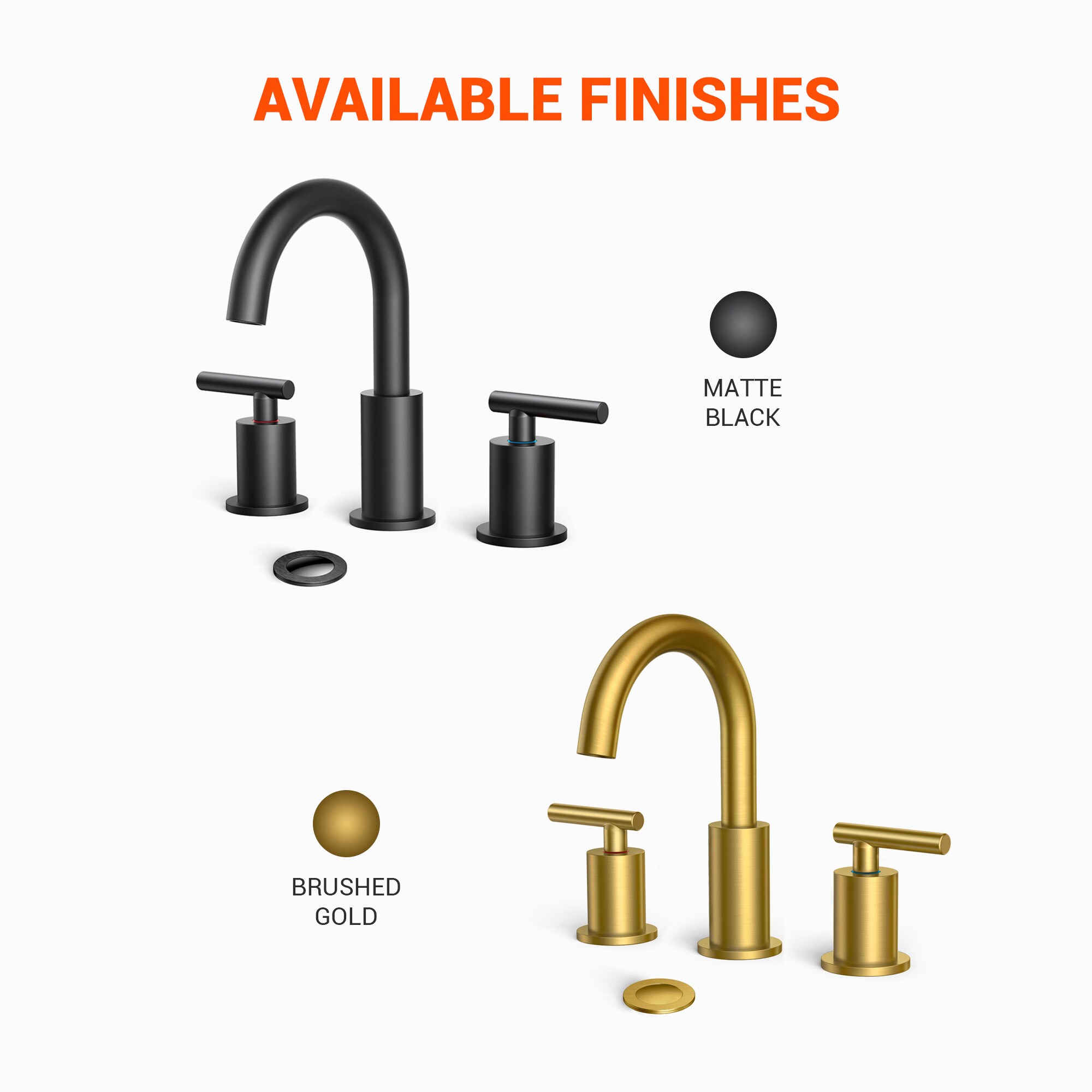 androme A300-BLACK Lavatory-Faucets - View #10