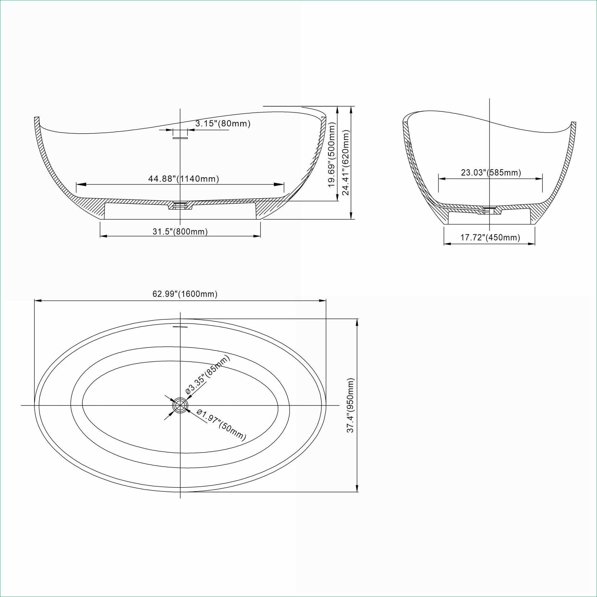Watnature FJW34CAS9H2W bathtubs - View #4