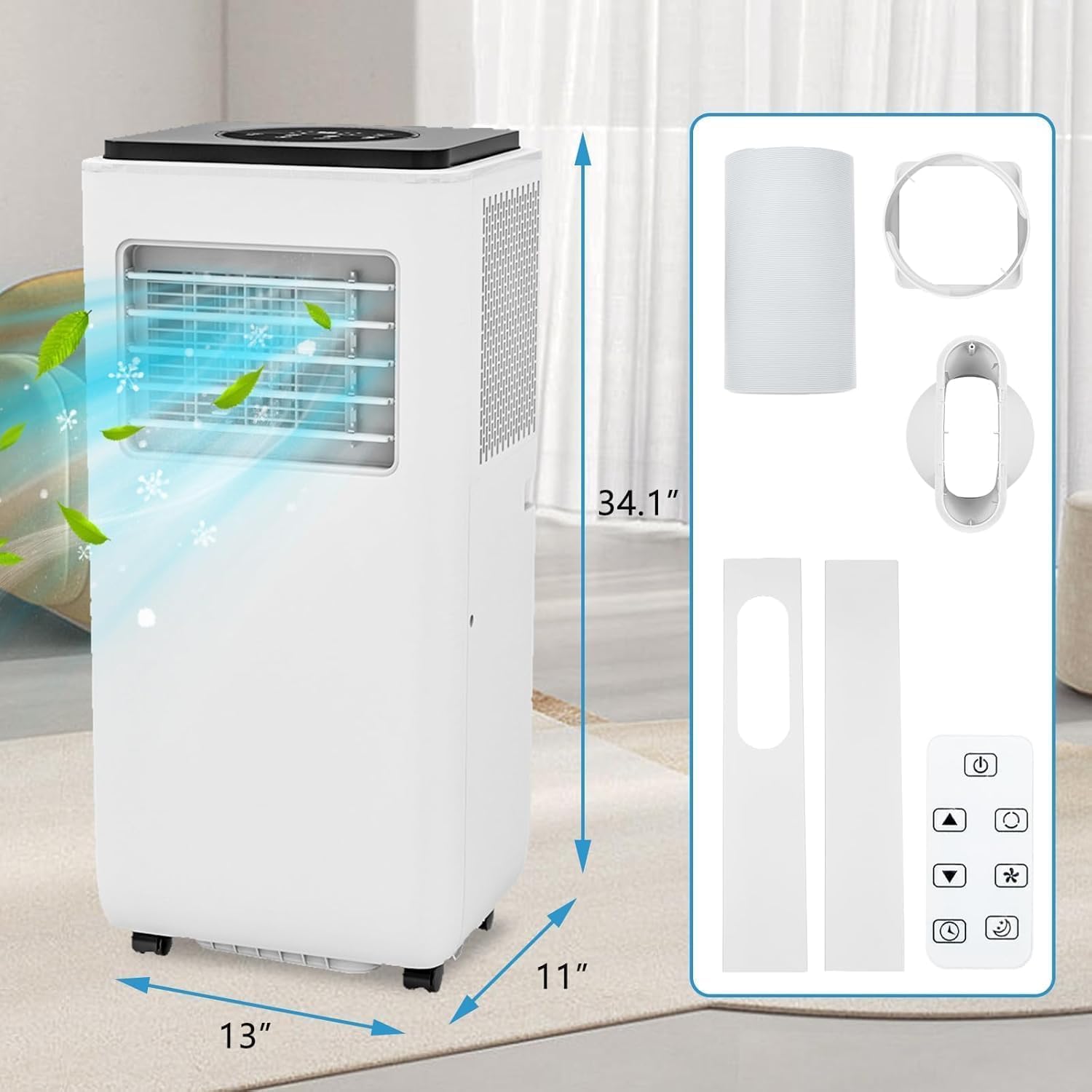 Qeetex ZYS-PHO-10WMS3TH Portable-Air-Conditioners - View #5