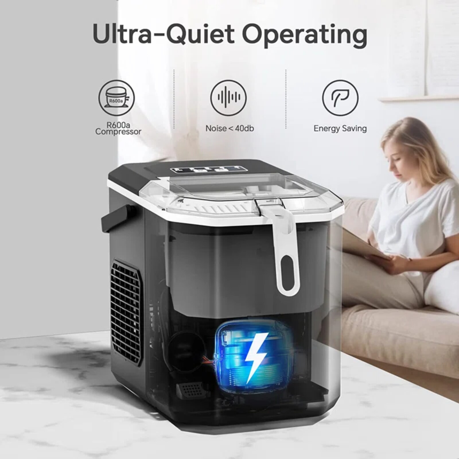 Antarctic Star Z5822G-BLACK Commercial-Ice-Makers - View #7