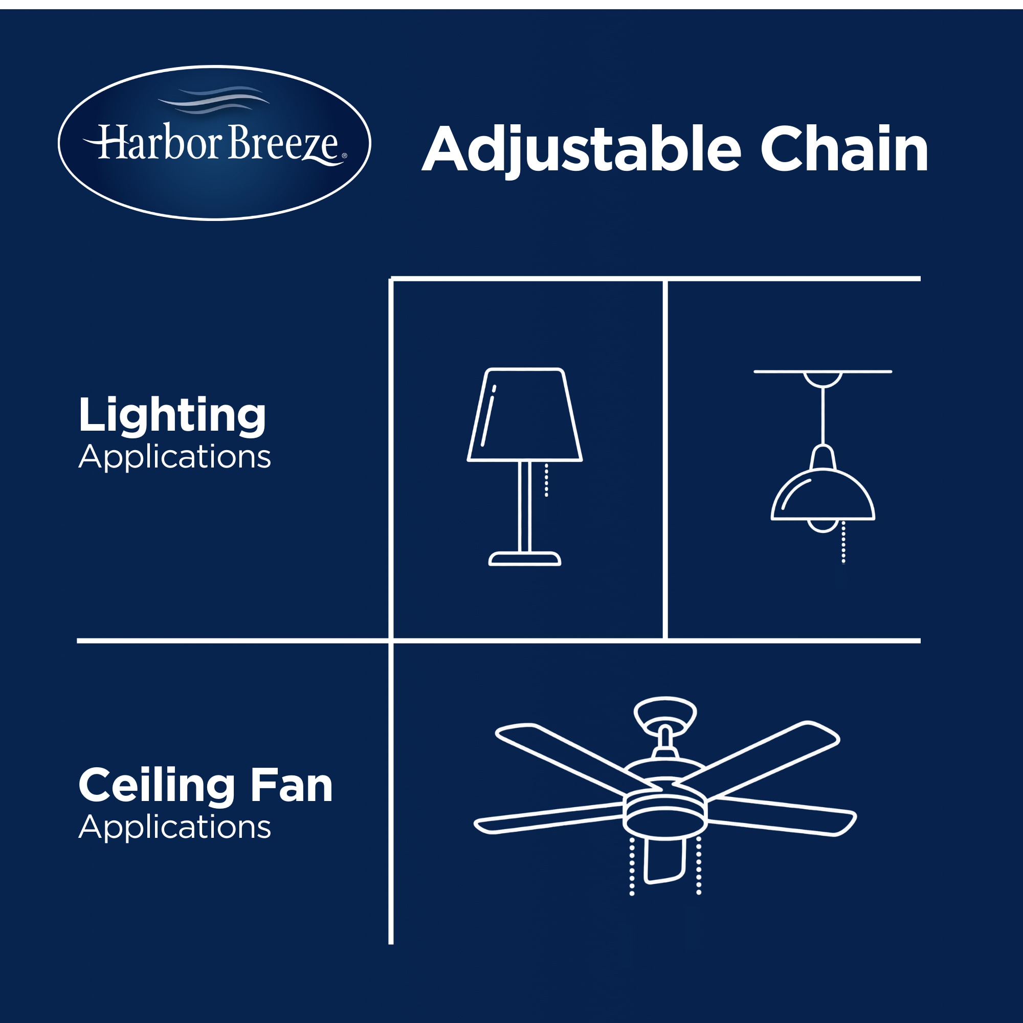 Harbor Breeze 40375 Ceiling-Fan-Blade-Arms - View #3