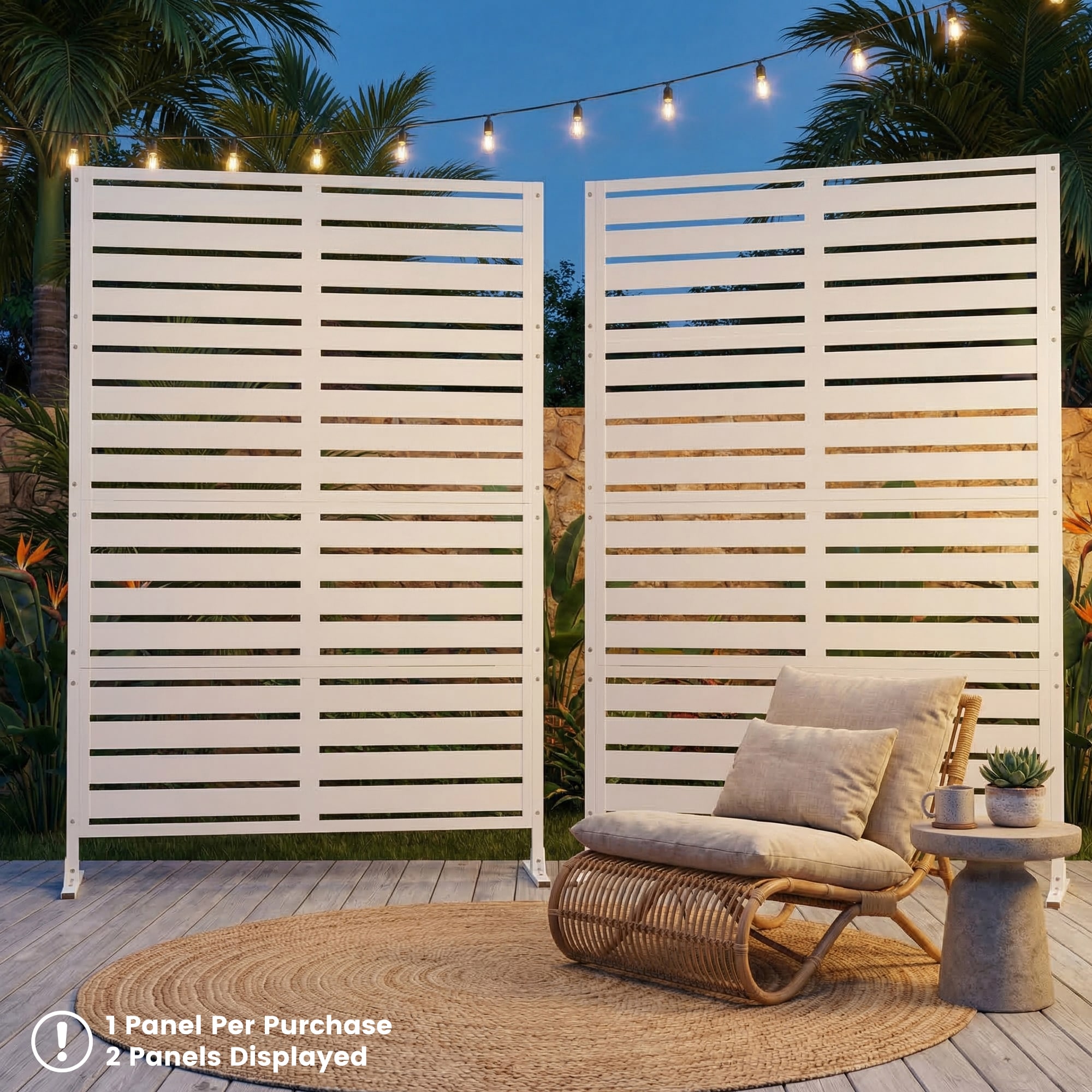 ELEVATE OUTDOORS WL30101S-W Outdoor-Privacy-Screen - View #2