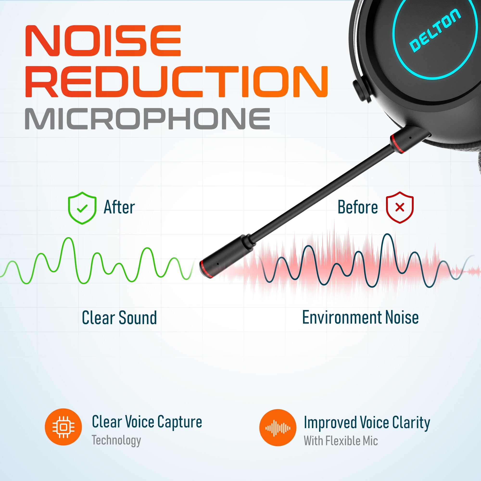 Delton DBHG520 headphones - View #7