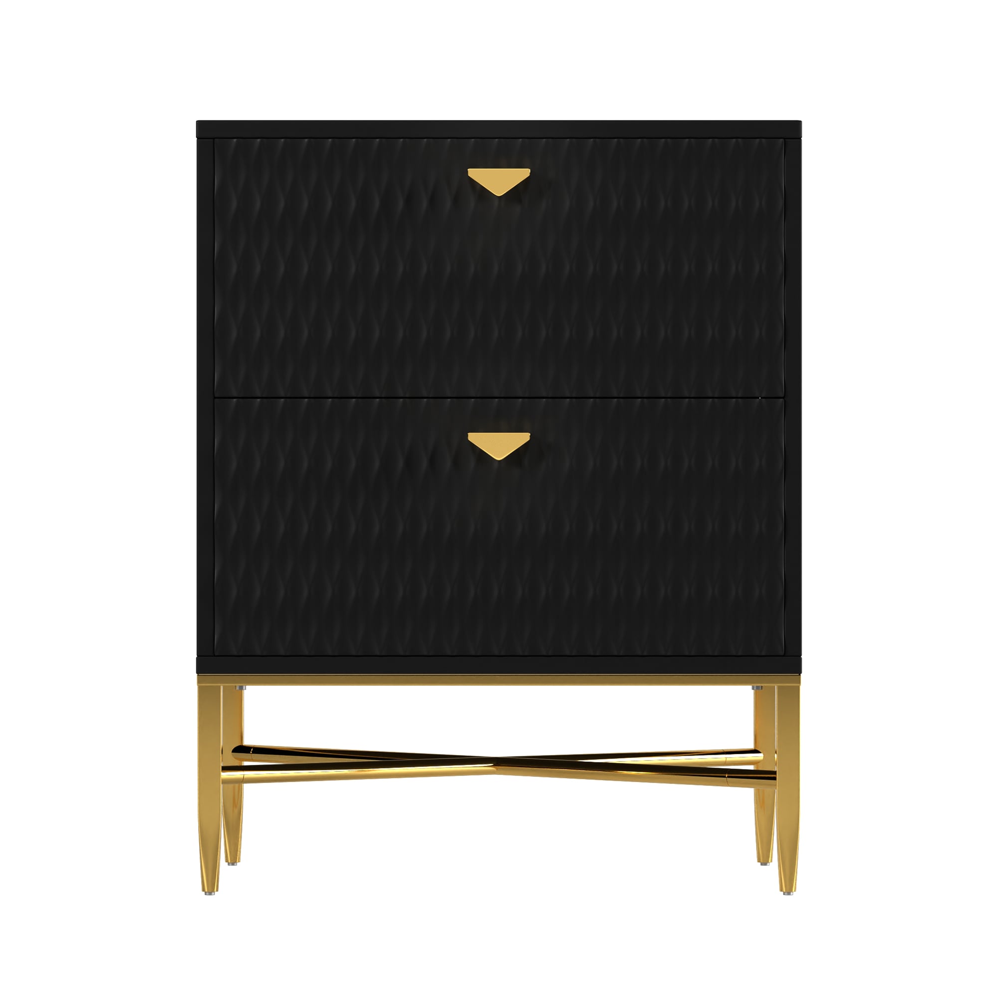 GZMR GZJH022-013BK 19.6-in W Black Accent Cabinet