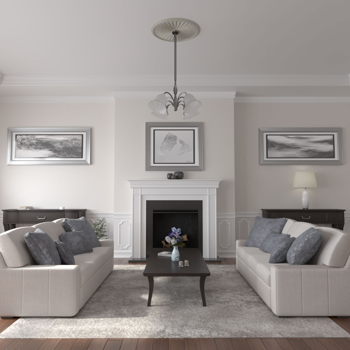 Ekena Millwork CM33LEPCC Ceiling-Medallions - View #4