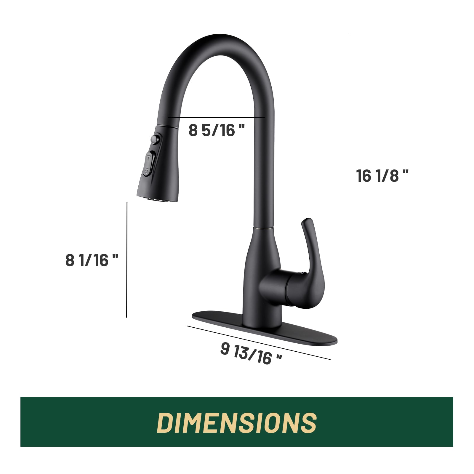 Cobbe LSKFC0103MB Kitchen-Faucets - View #10