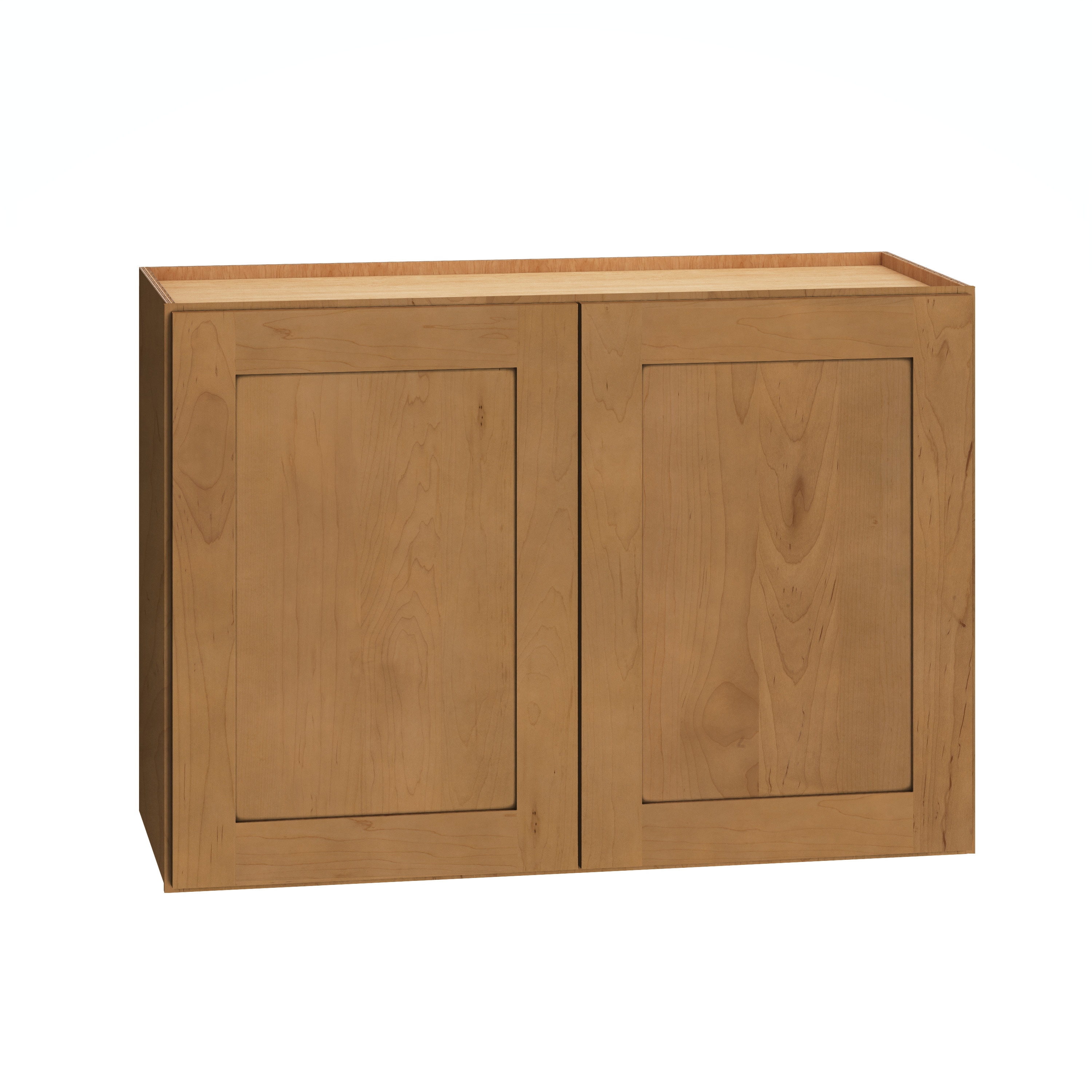 Diamond Express 62L-W3021 Jamestown 30-in W x 21-in H x 12-in D Sahara Brown Wall Fully assembled Plywood Cabinet Recessed Panel Shaker