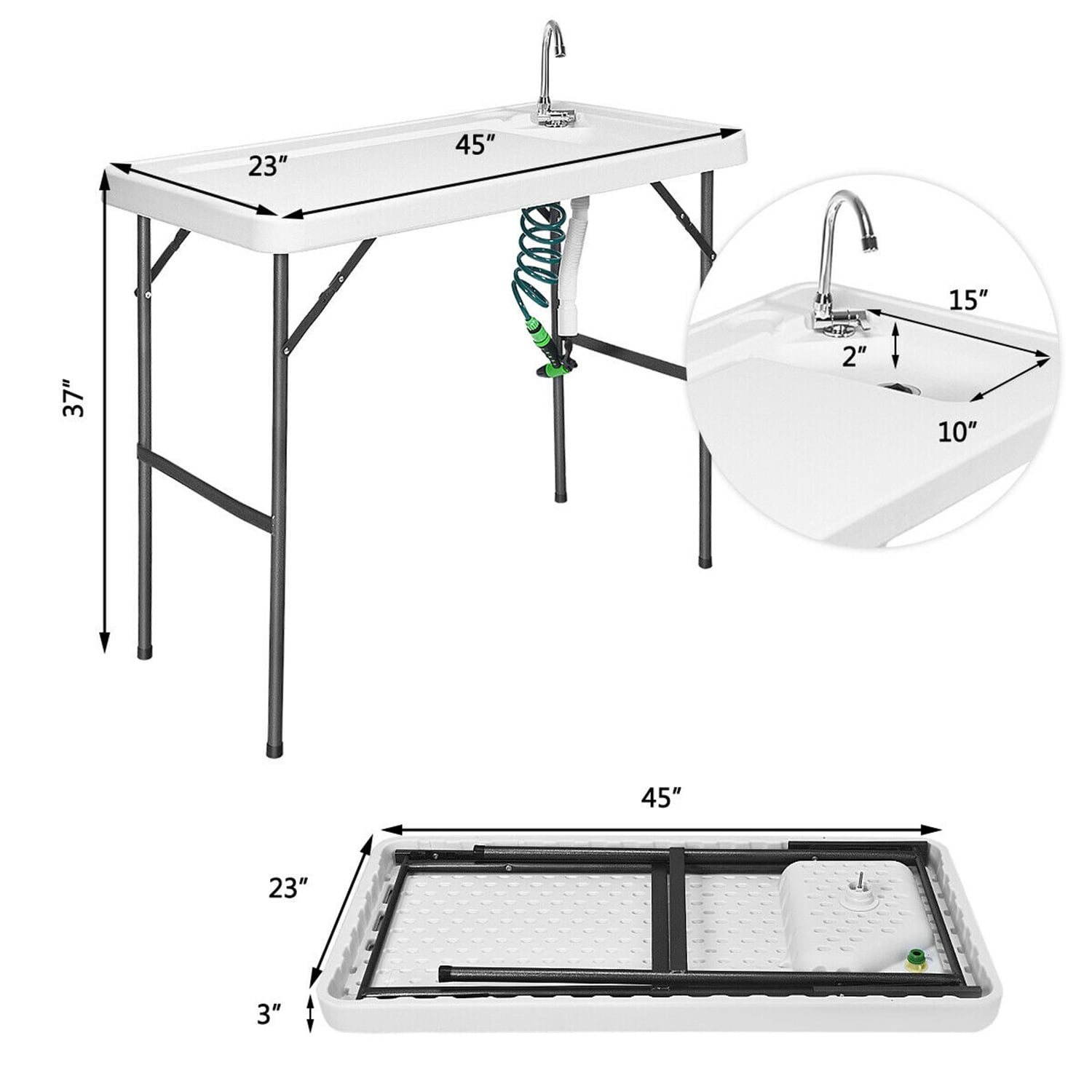 WELLFOR OUZ66135 Patio-Tables - View #7