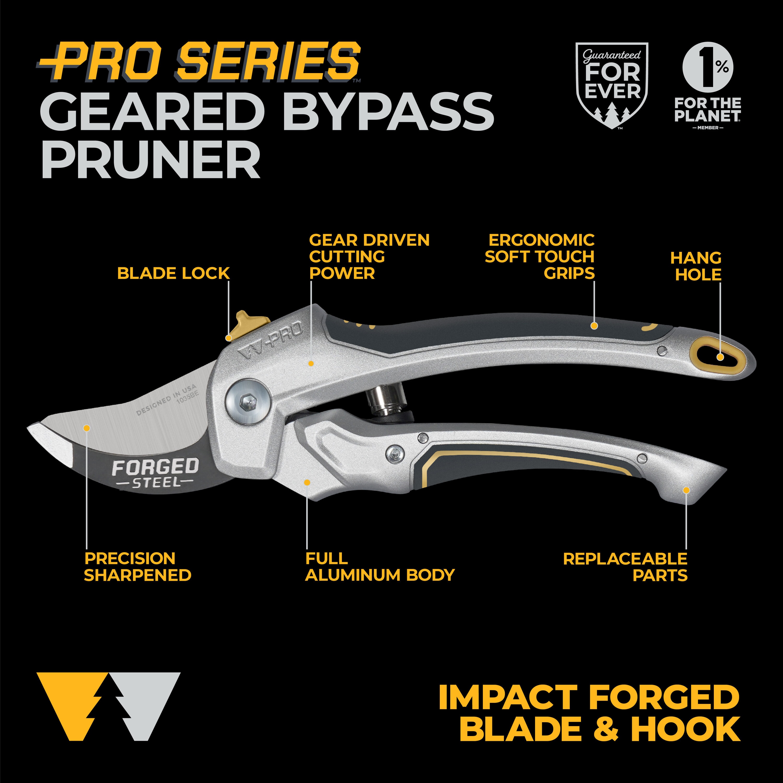 Woodland Tools 05-2100-100 Hand-Pruners - View #2