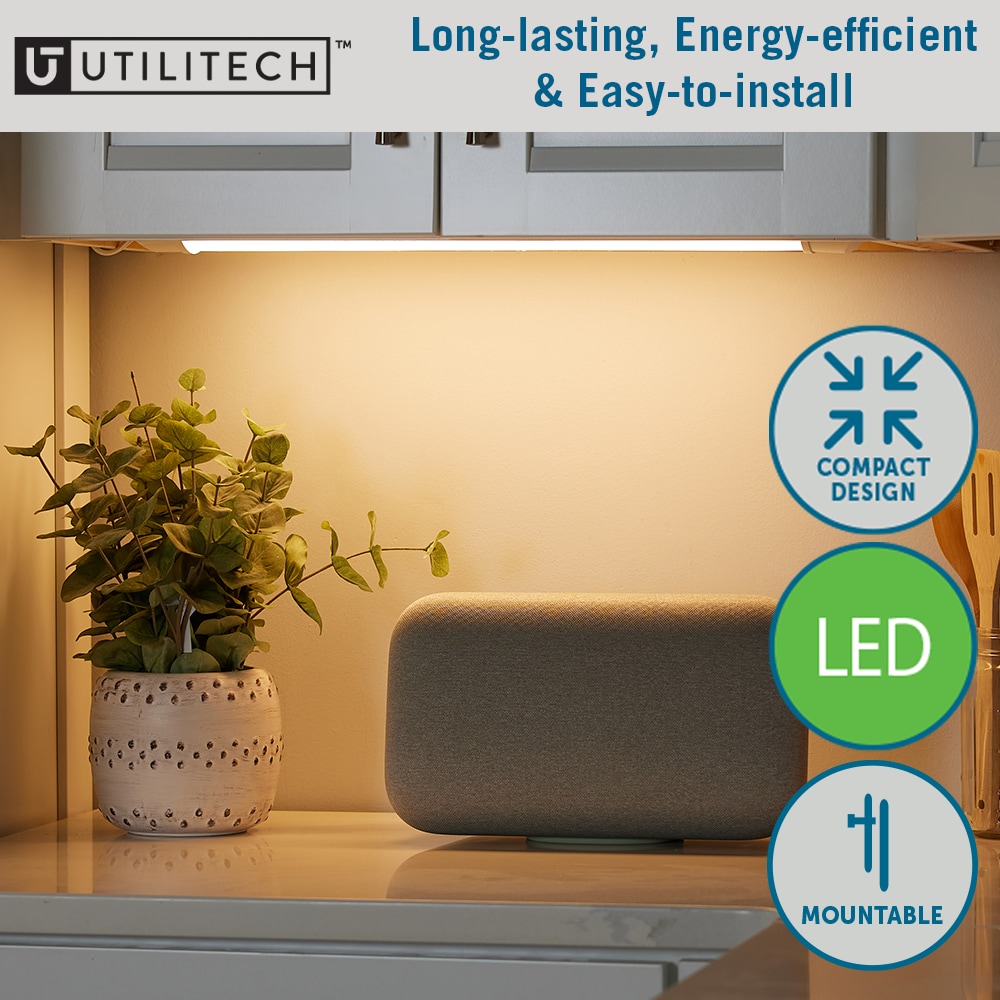 Utilitech 24-in Plug-in LED Under Cabinet Light Bar Light in the