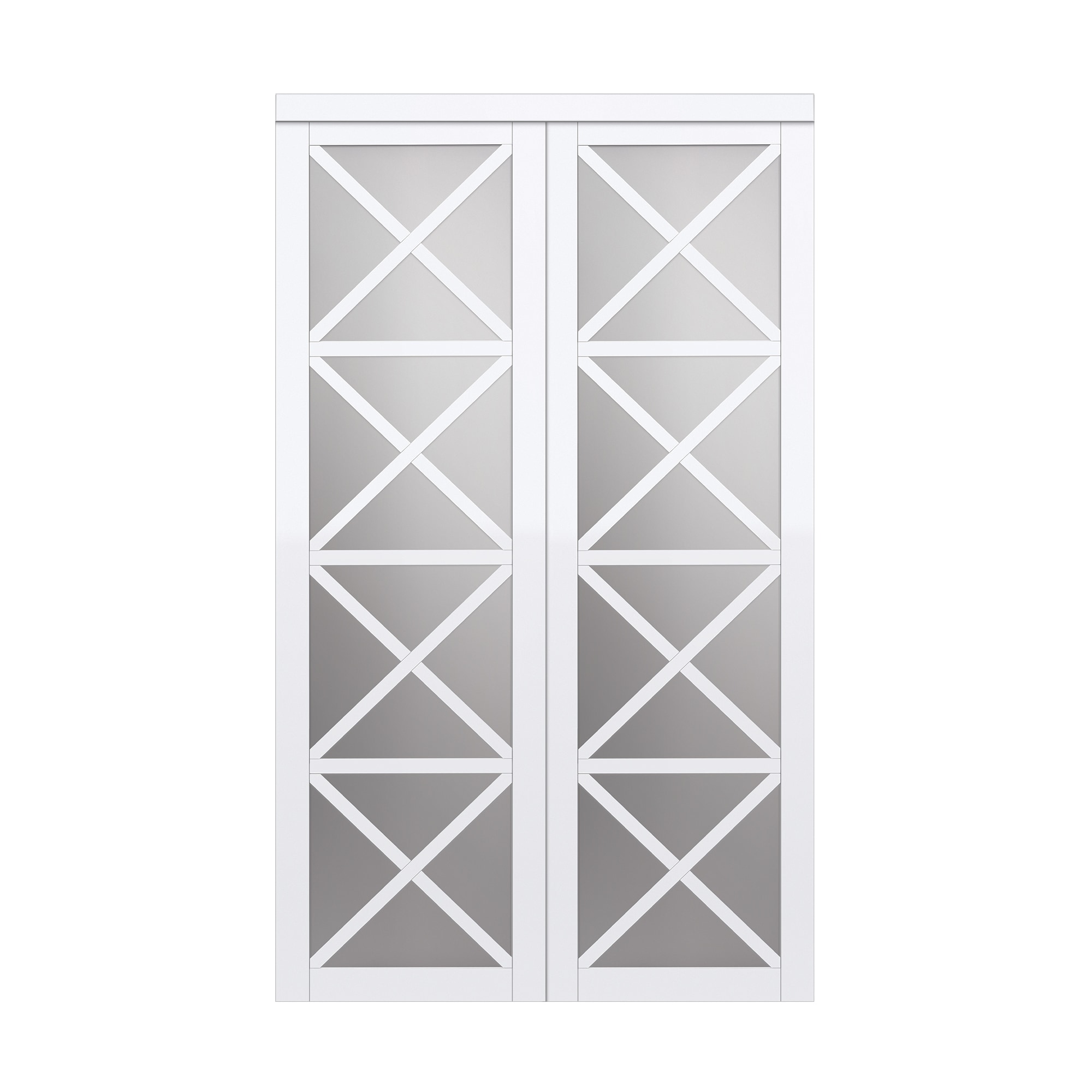 Paneled Manufactured Wood Prefinished Sliding Closet Door 