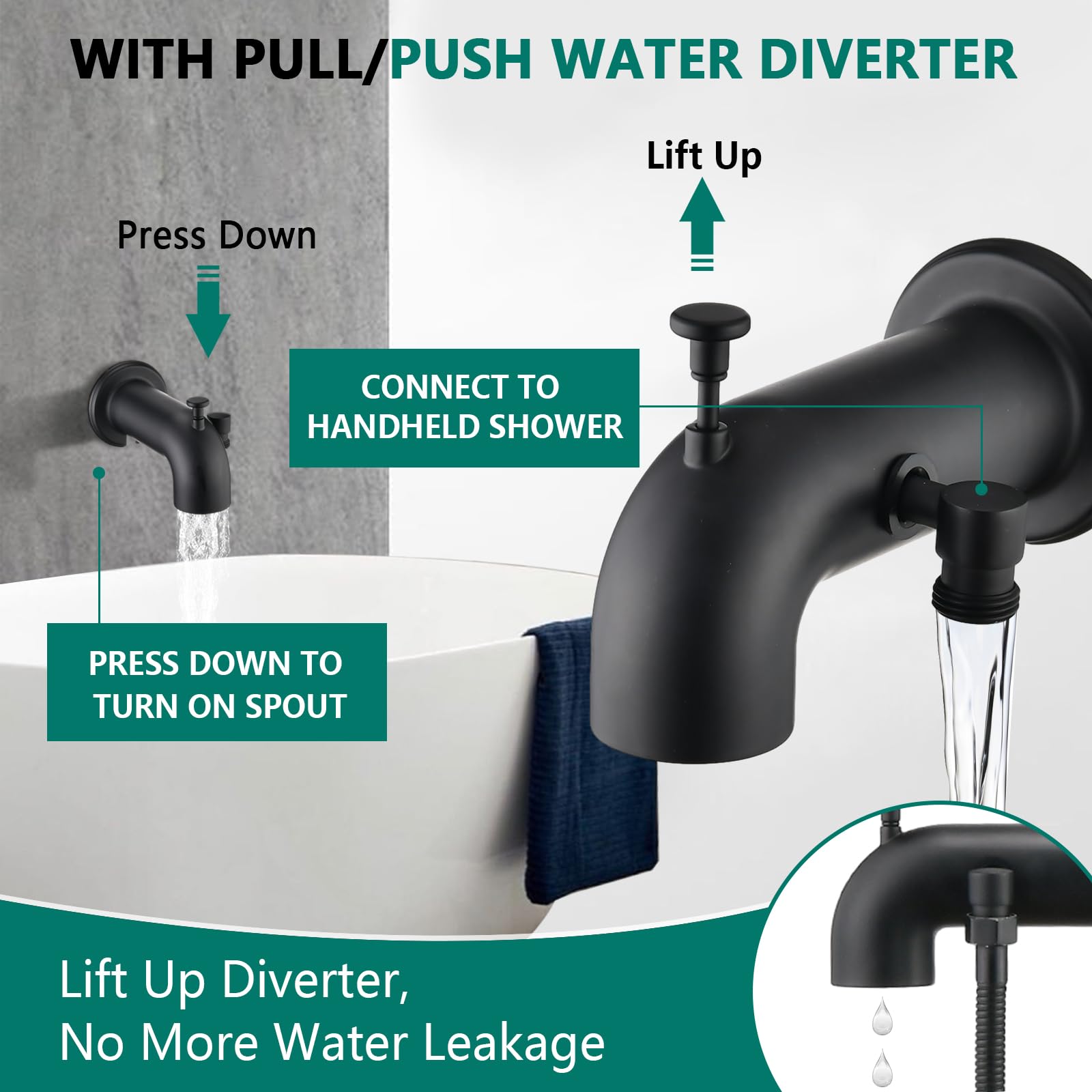 UCLIMAA UCF00533MB Tub-Spout - View #4