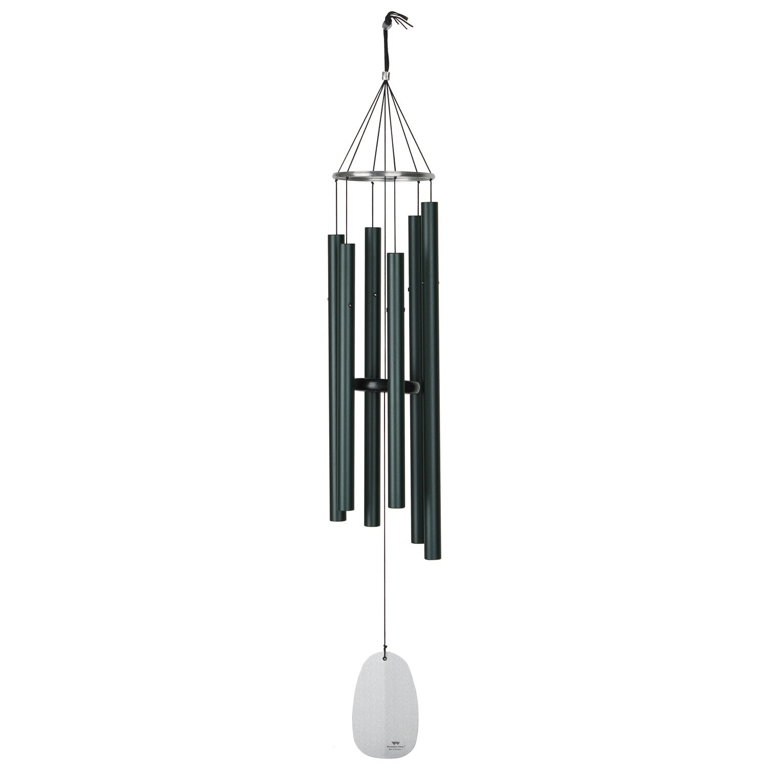 Woodstock Chimes BPLRG 44-Inches Rainforest Green Metal Wind Chime