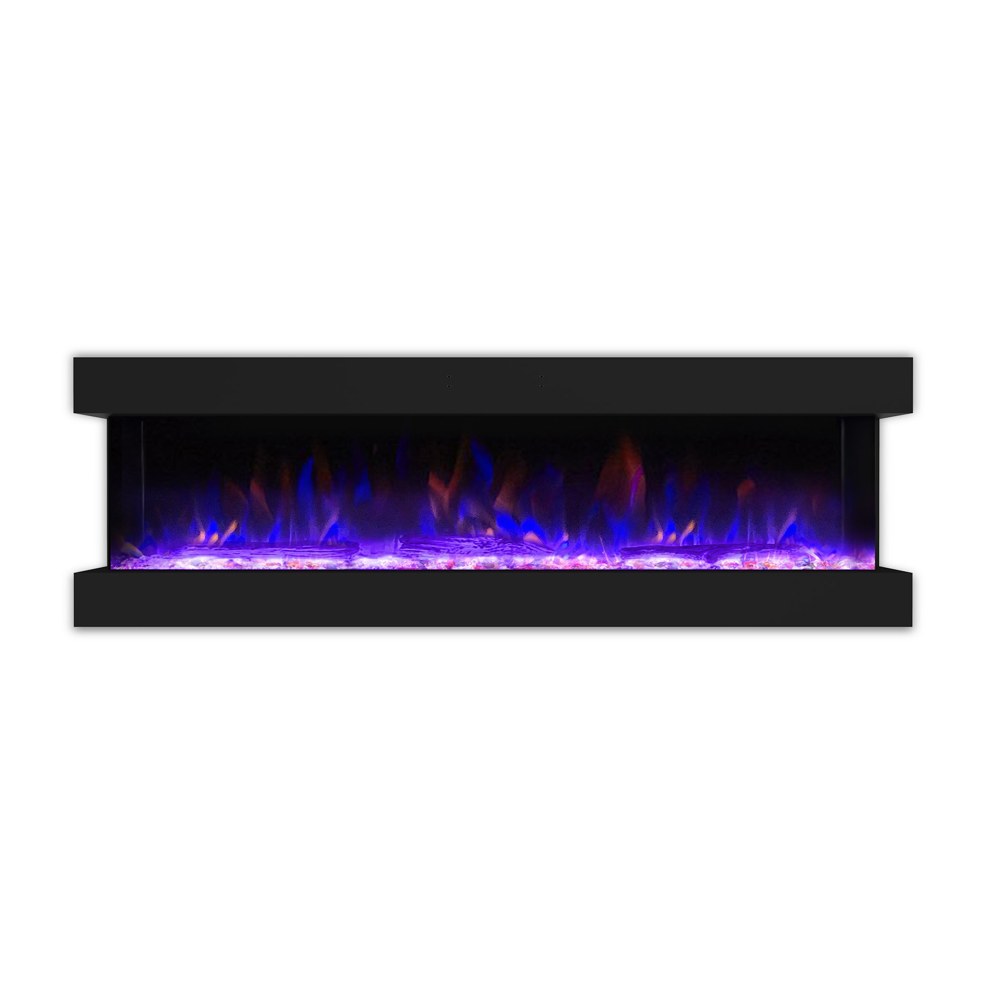 EdenDirect LW-TS72 15-in W Black Wall mount LED Flat wall Electric Fireplace