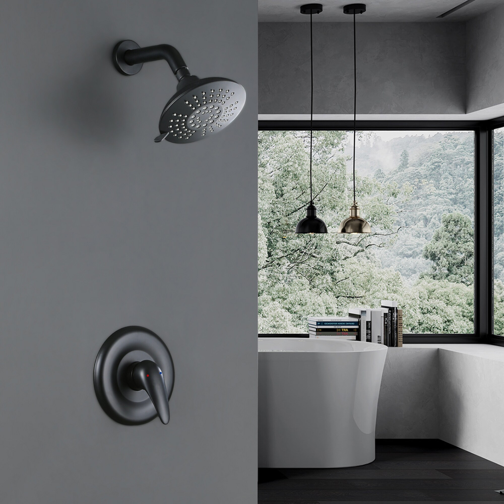 MODLAND MDL0SS90MB4 Showerhead-Bar-Panels - View #3