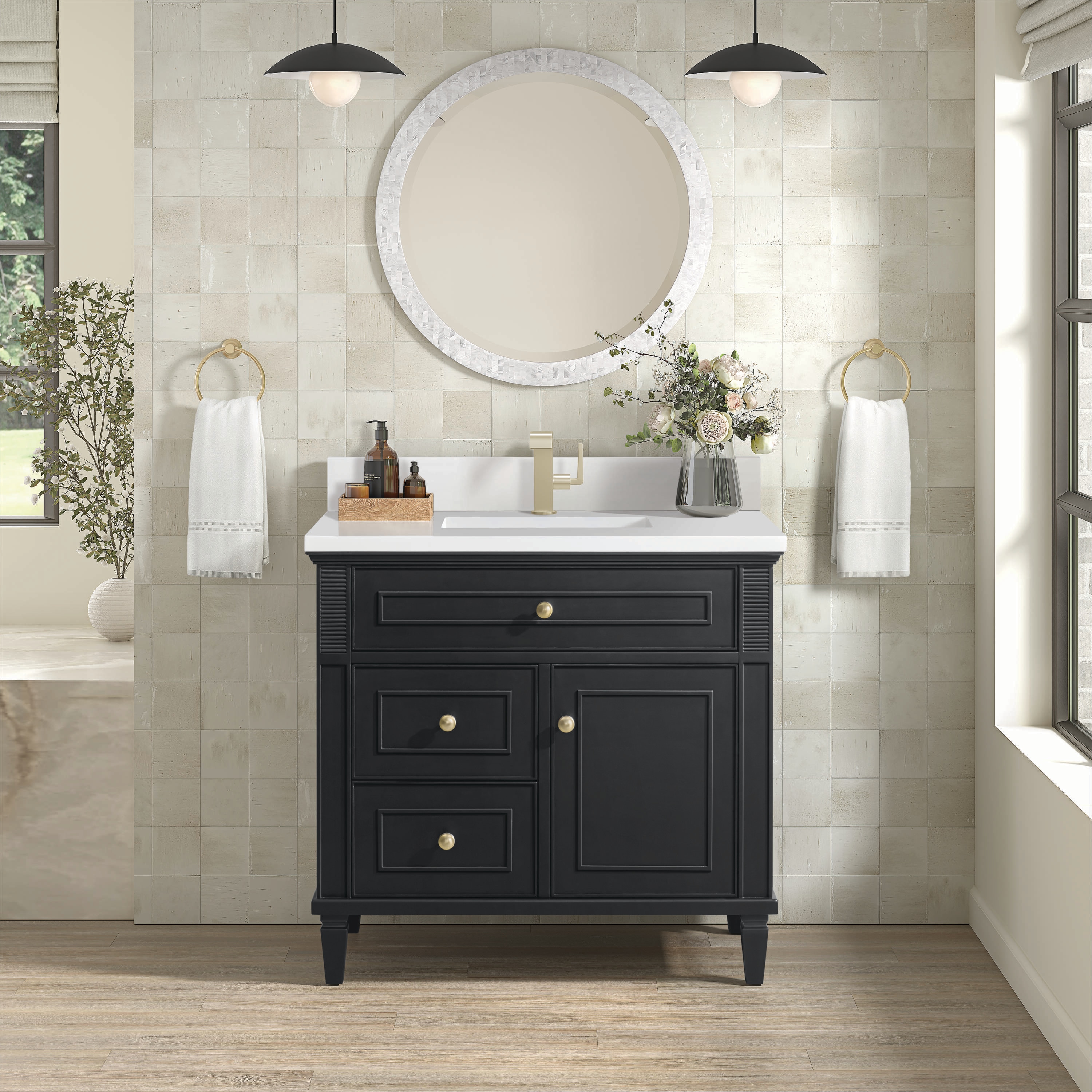 James Martin Vanities 424-V36-BKO-1WZ Bath-Vanity-Combo - View #2