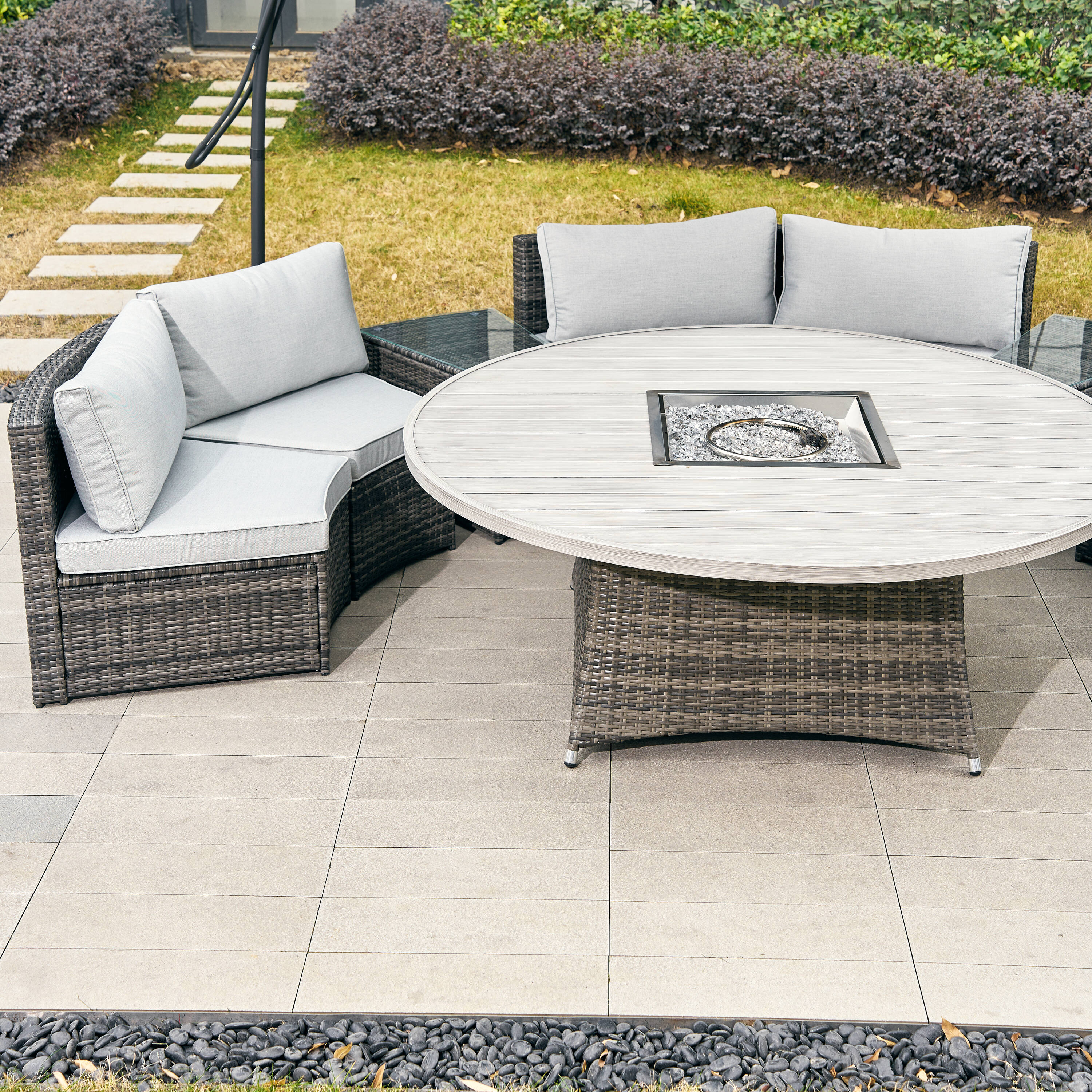 Direct Wicker DWS-1205B6S2T&08A-G Patio-Dining-Sets - View #5