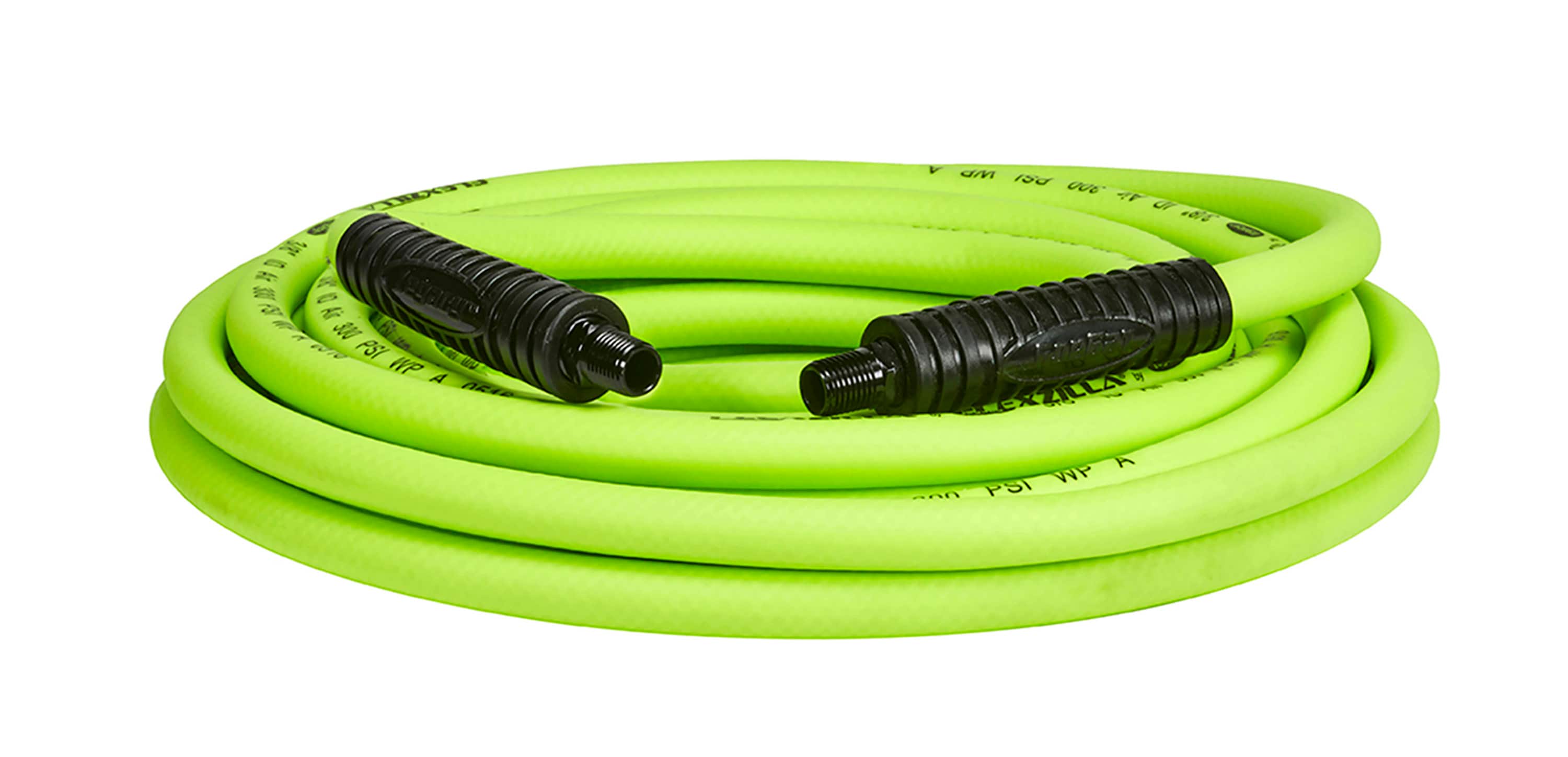 Flexzilla Air Hose, 3/8-in x 25-ft, 1/4-in Mnpt Fittings in the Air 
