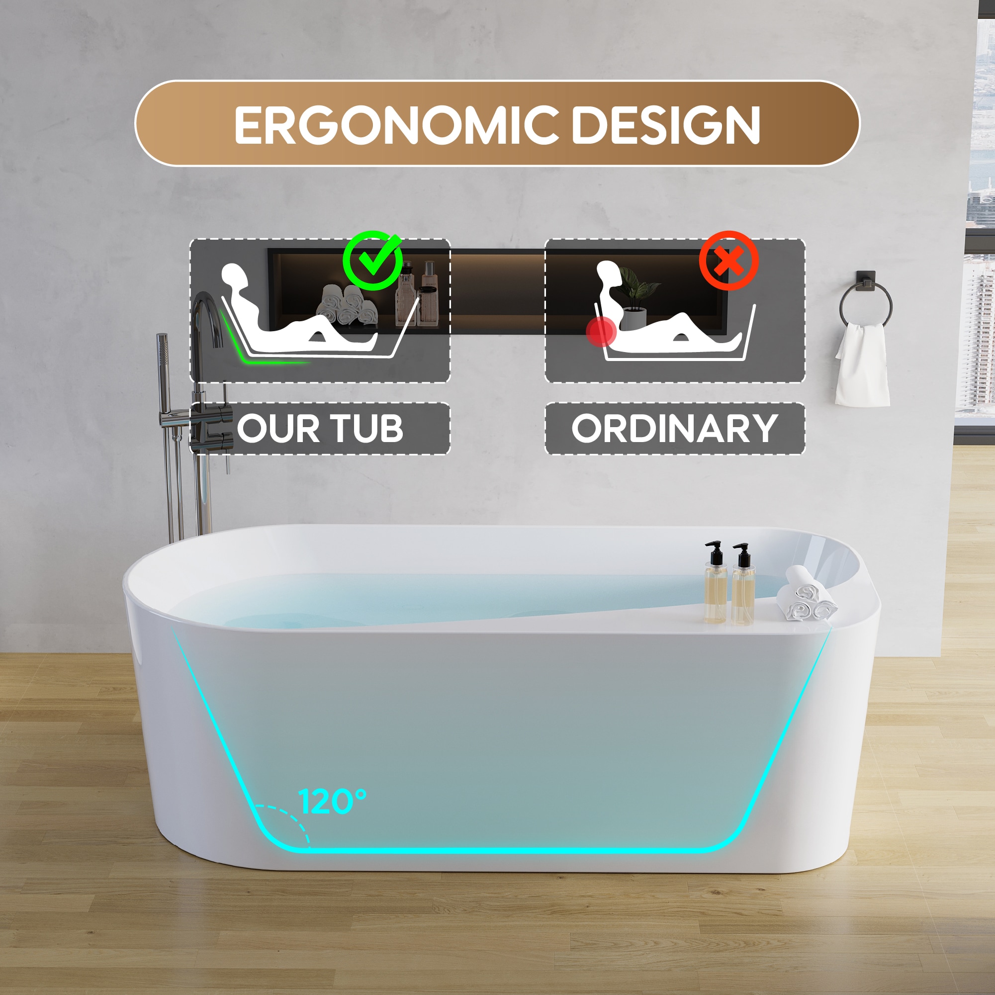 WELLFOR JO-P209969 bathtubs - View #13