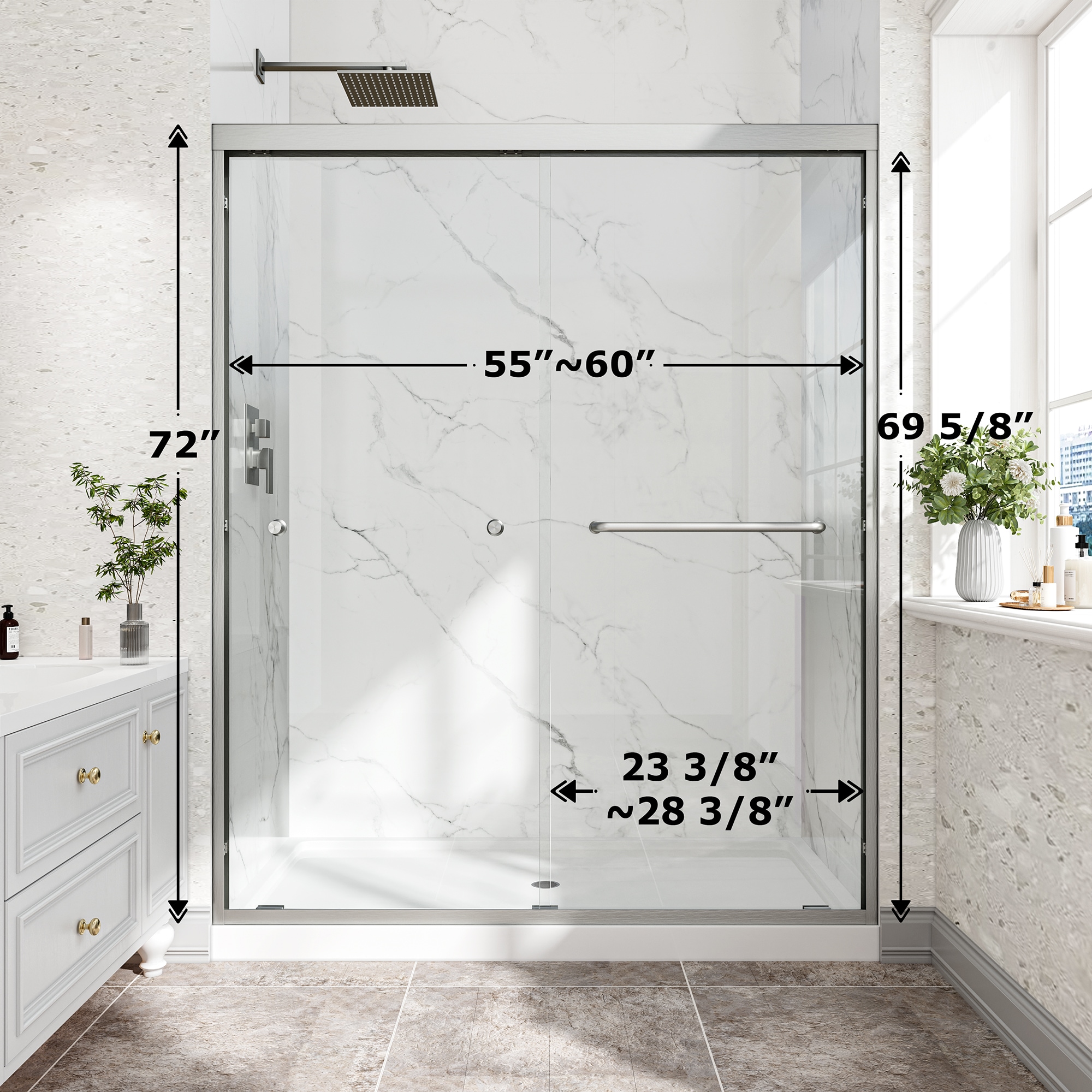AAZJ JYS-W2517P431435 Shower-Doors - View #9