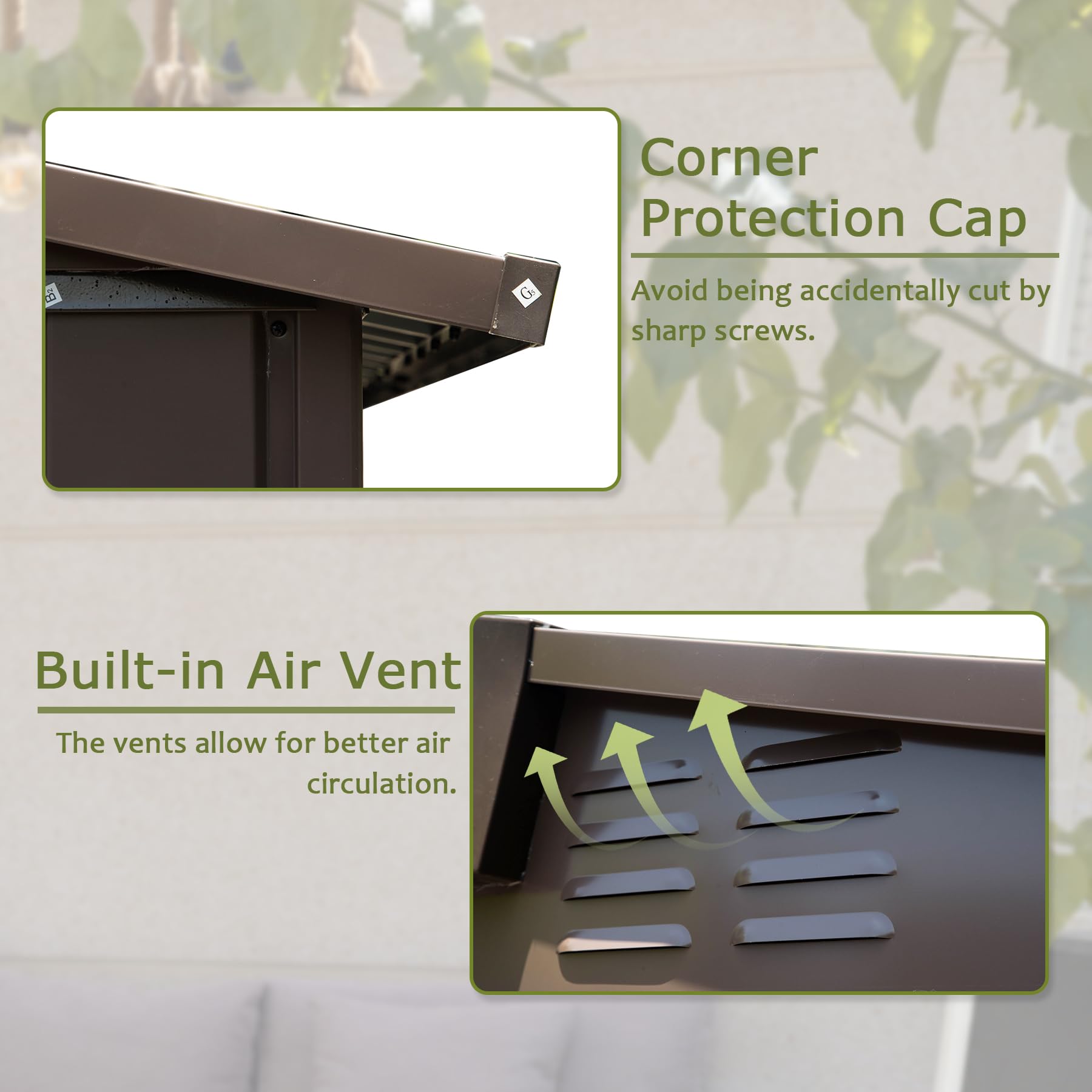 Kahomvis CREF-QP211-66 Metal-Storage-Buildings-Sheds - View #6