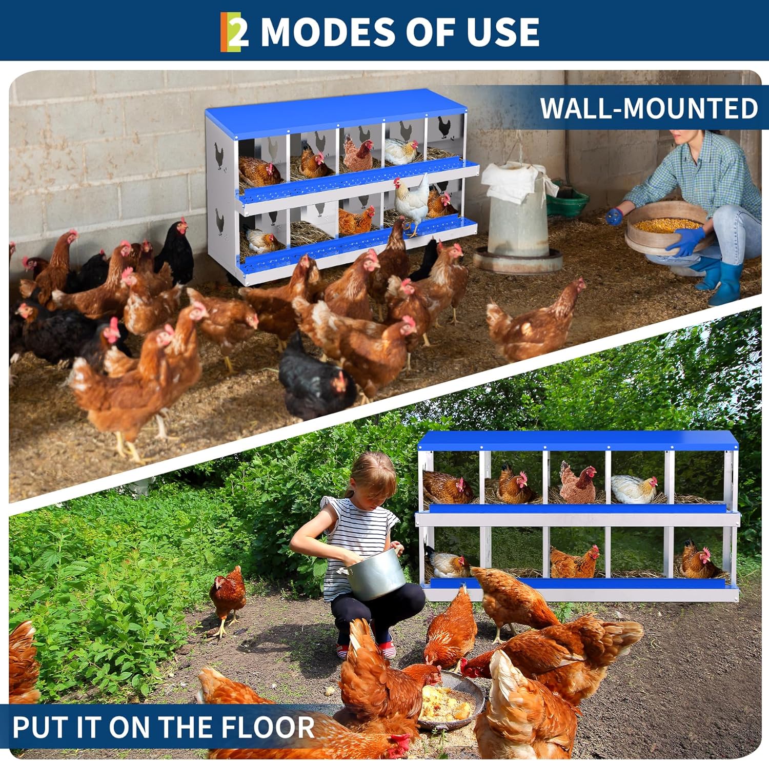 Qeetex WLS-PPG-33LQDDBV Chicken-Coops-Rabbit-Hutches - View #7