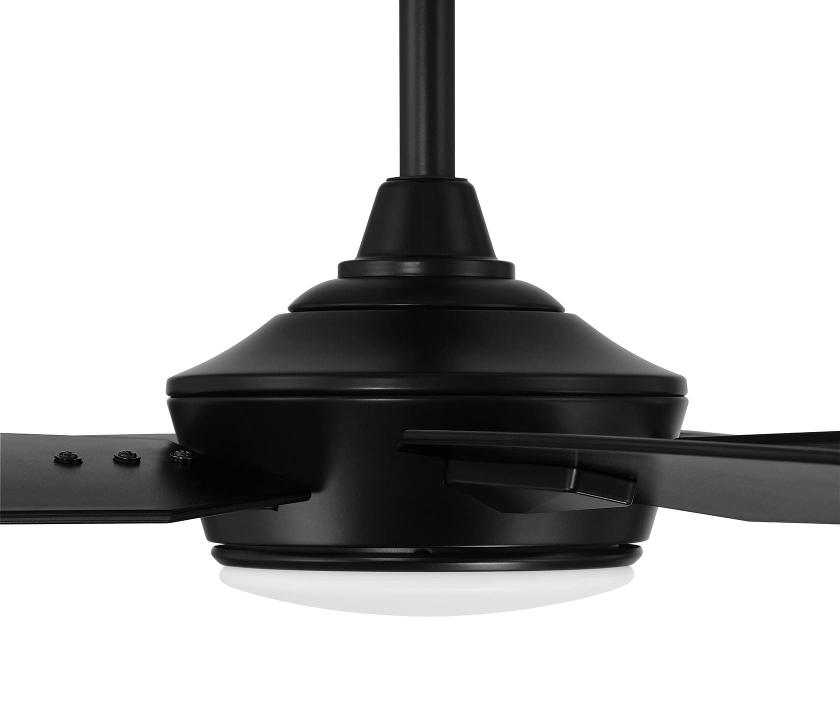 Harbor Breeze Burbank 60-in Matte Black Indoor/Outdoor Ceiling Fan 