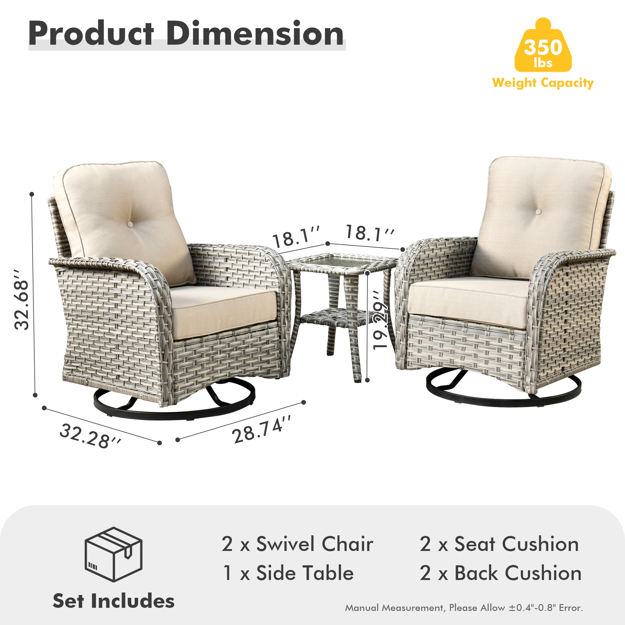 XIZZI XIVNC601 Patio-Chairs - View #6