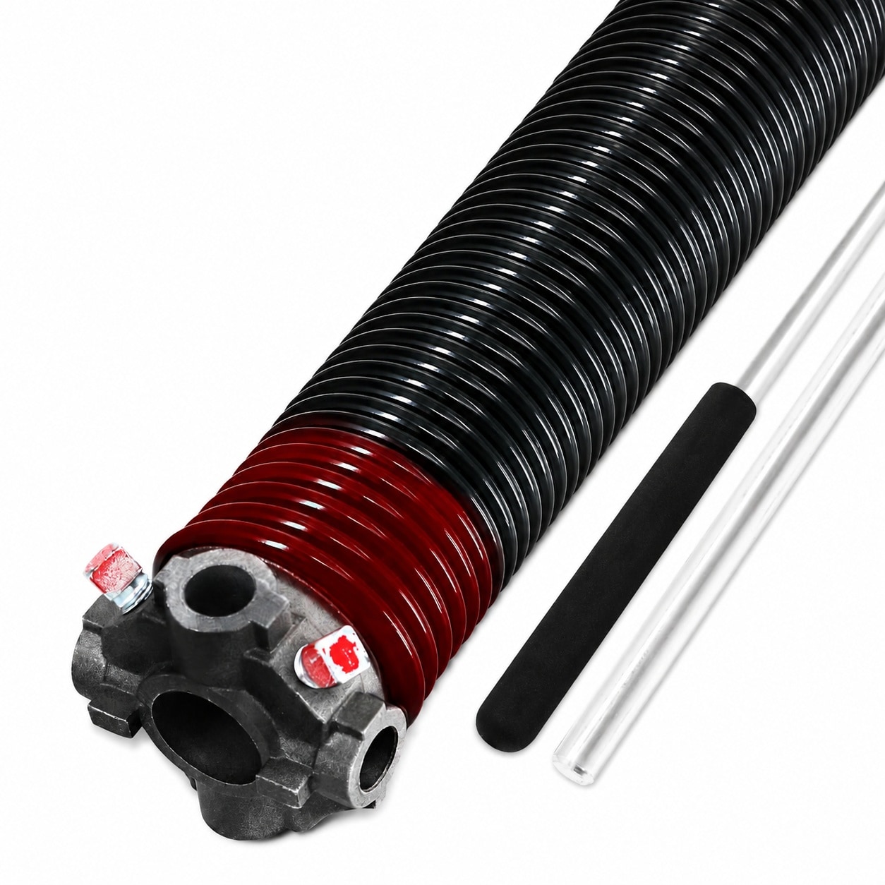 Aoibox Left Hand Wind 2 in Garage Door Torsion Spring with Non Slip ...