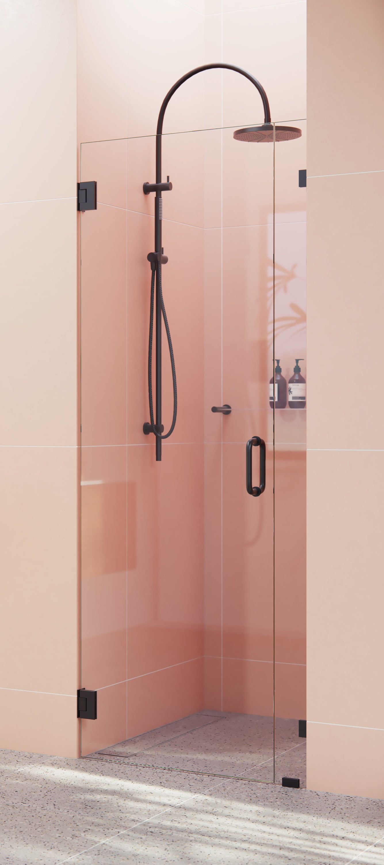 Glass Warehouse GW-WH-32-MB Shower-Doors - View #2