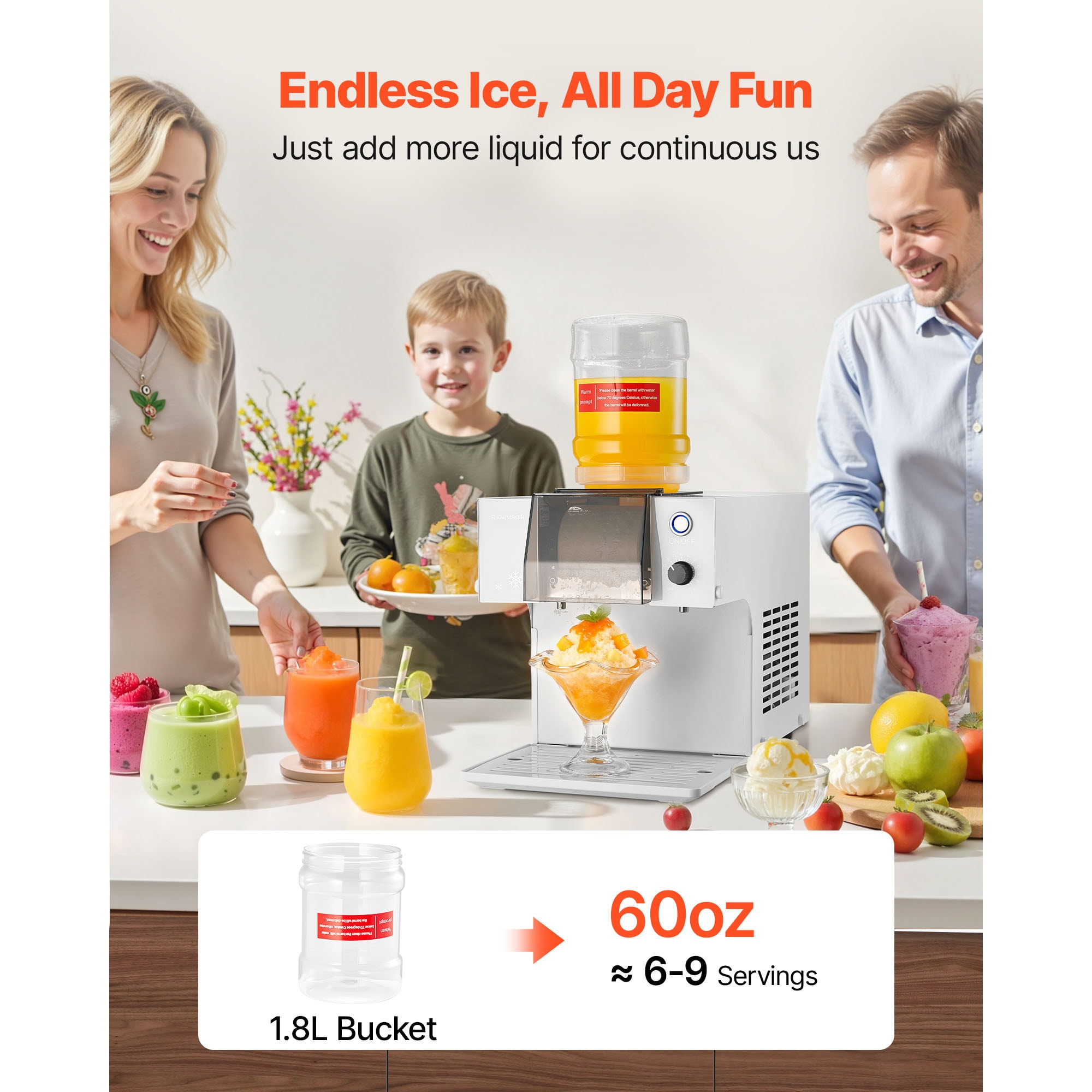 VEVOR SCJYNBJFL80K08865V1 Frozen-Drink-Makers - View #4