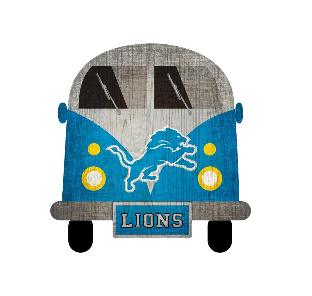 NFL Detroit Lions 3D Logo Series Wall Art - 12x12