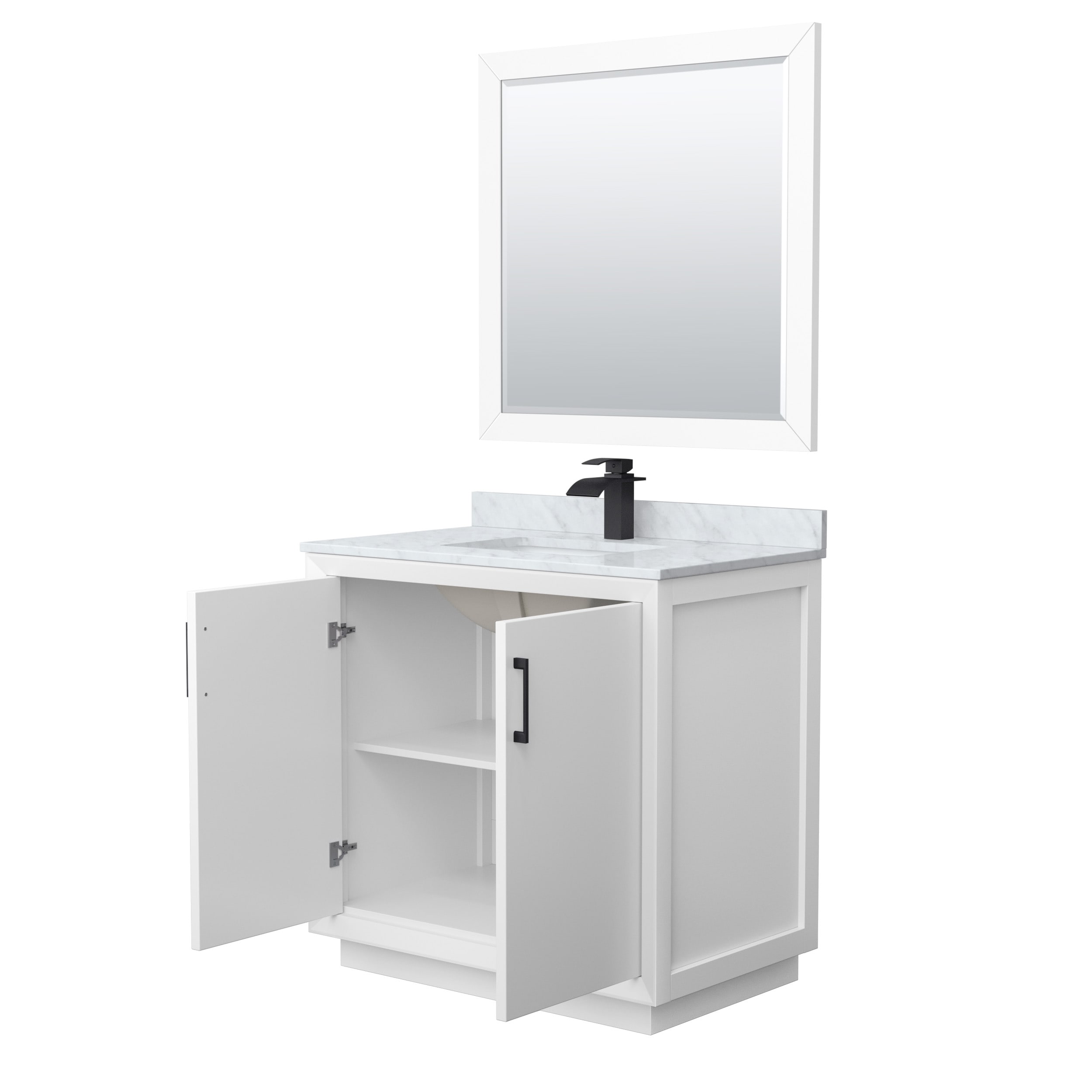 Wyndham Collection WCF414136SWBCMUNSM34 Bath-Vanity-Combo - View #2