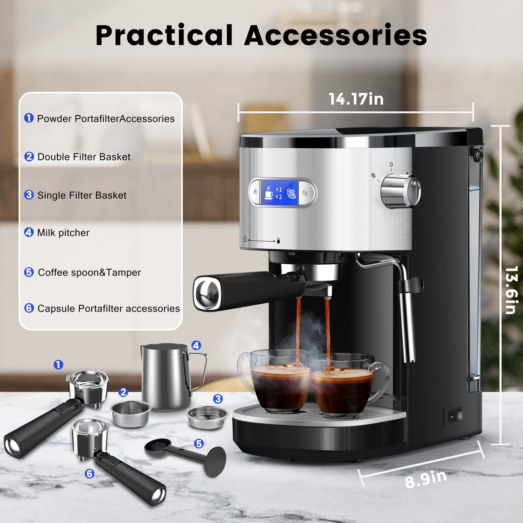 COWSAR LSCM8054B Coffee-Makers - View #5