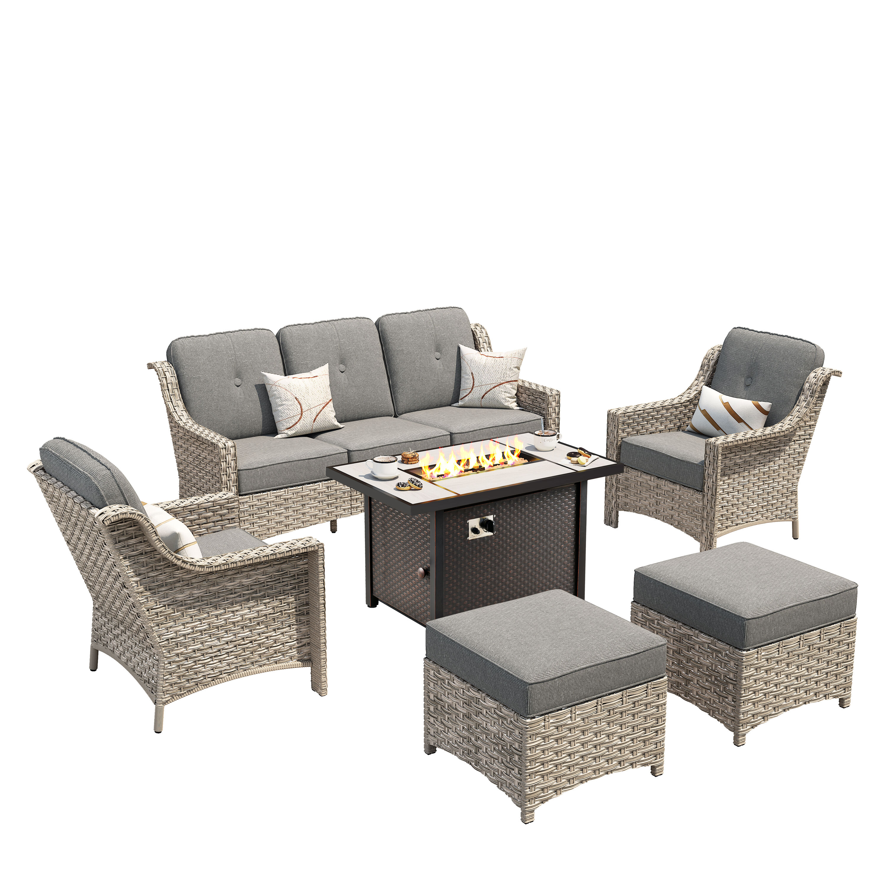 weaxty HMBCFP03-BPAD106 Patio-Conversation-Sets - View #8