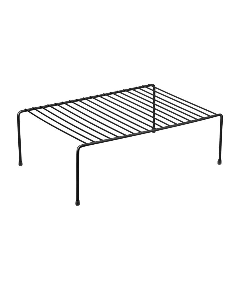 Kitchen Details 24194-ONYX 10.24-Inches W x 5.51-Inches H x 15.16-Inches D 2 -Tier Freestanding Onyx Metal Helper shelf