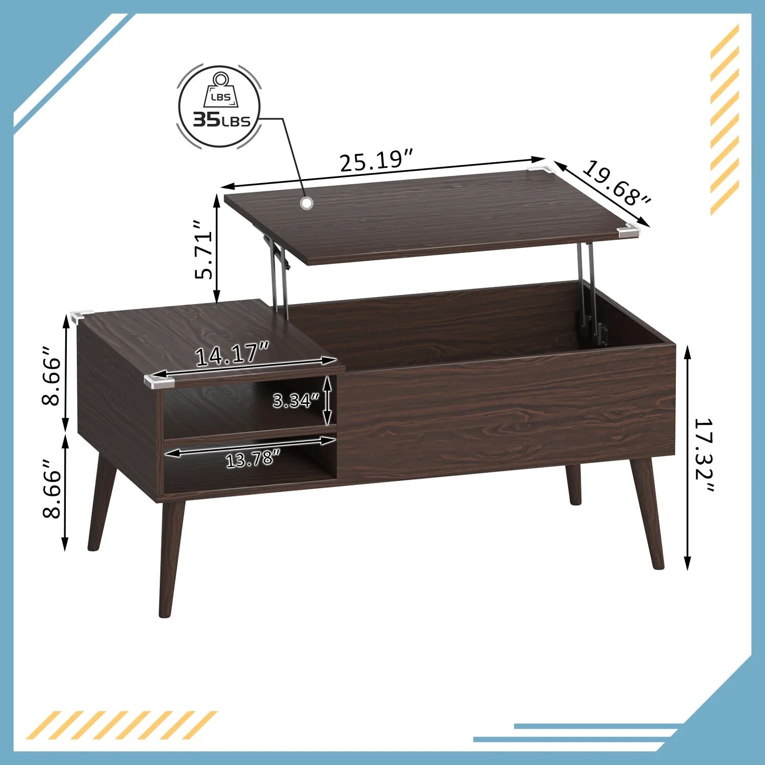 Vineego LS-CT12LT138 Coffee-Tables - View #8