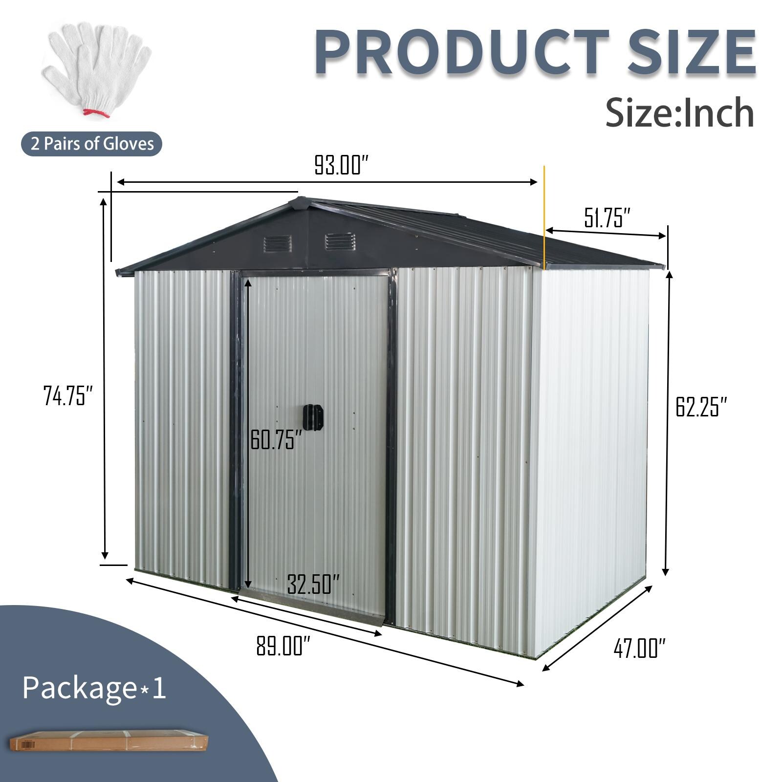 Bayfeve BF-85253-SD Metal-Storage-Buildings-Sheds - View #7