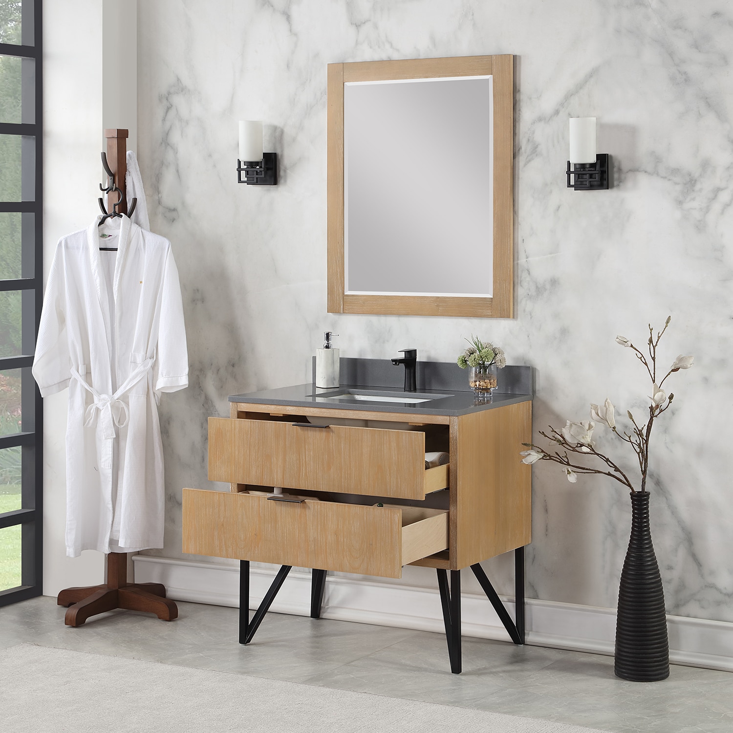 Altair 548036-WP-CG Bath-Vanity-Combo - View #7