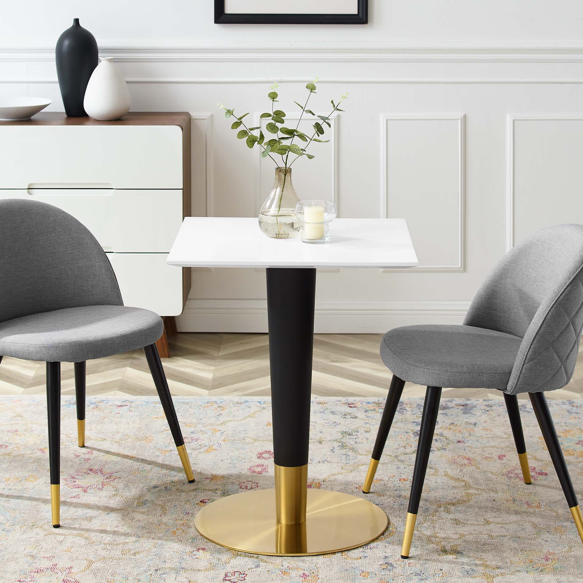 Modway EEI-5118-GLD-WHI Dining-Tables - View #2