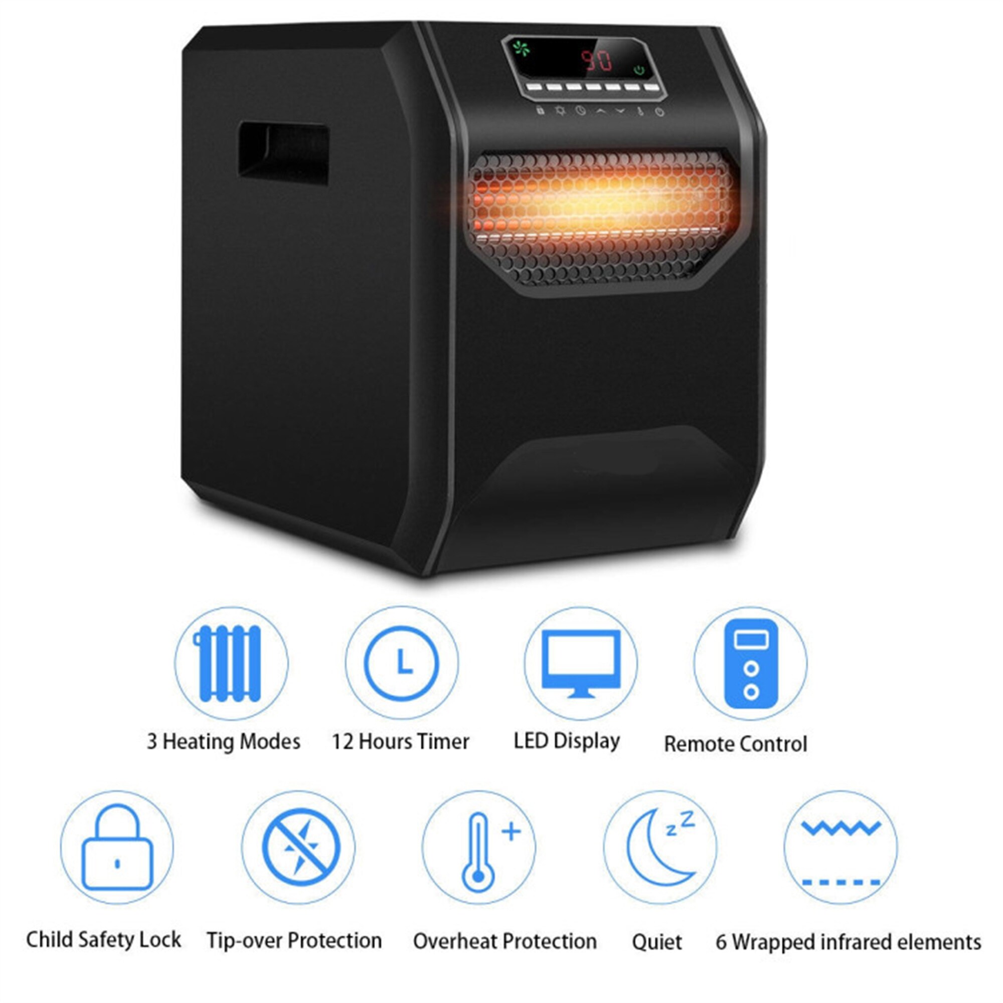 BABOOM BOM-EP23760-CO Portable-Electric-Heat - View #4