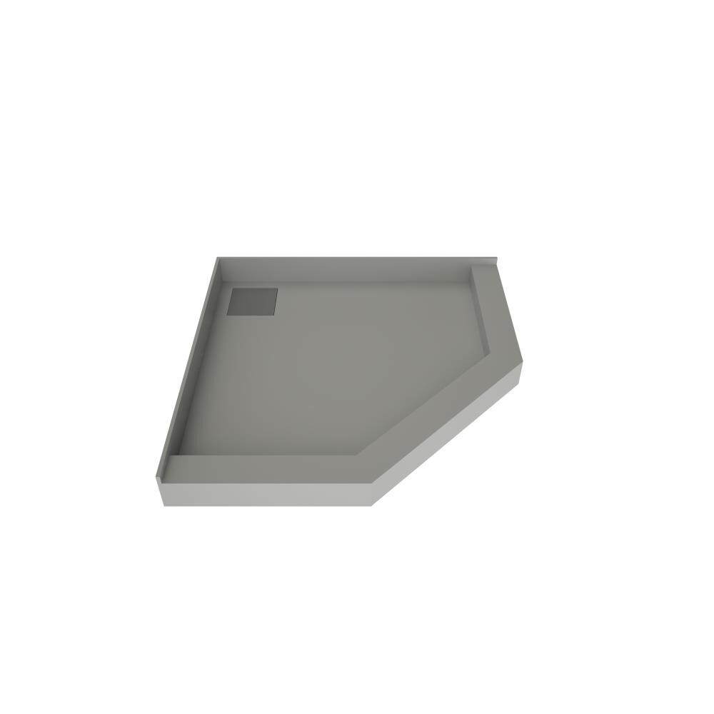 Redi Neo WD42NEO-PVC 42-in W x 42-in L with Back Drain Shower Base (Made For Tile)