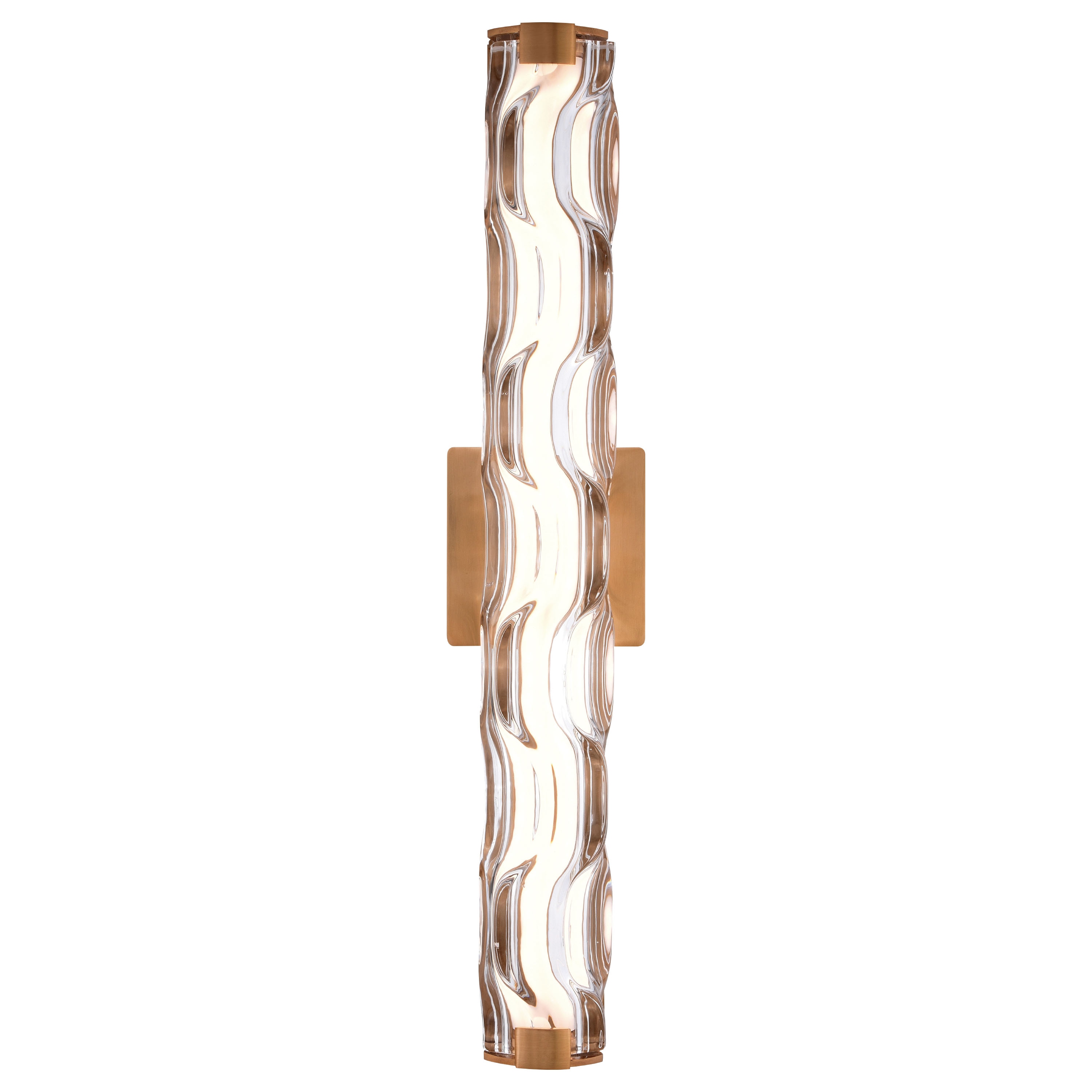 Cascadia W0360 Marseille 24-in 1 -Light Matte Brass Integrated LED Modern/contemporary Vanity light bar